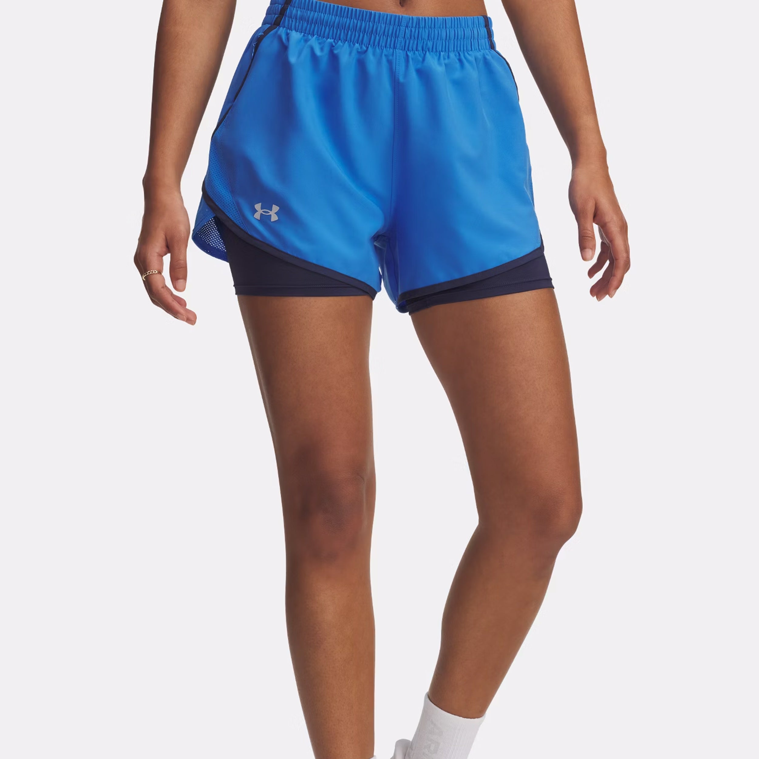 Under Armour Fly By 2in1  Running shorts Women - blue, dark blue