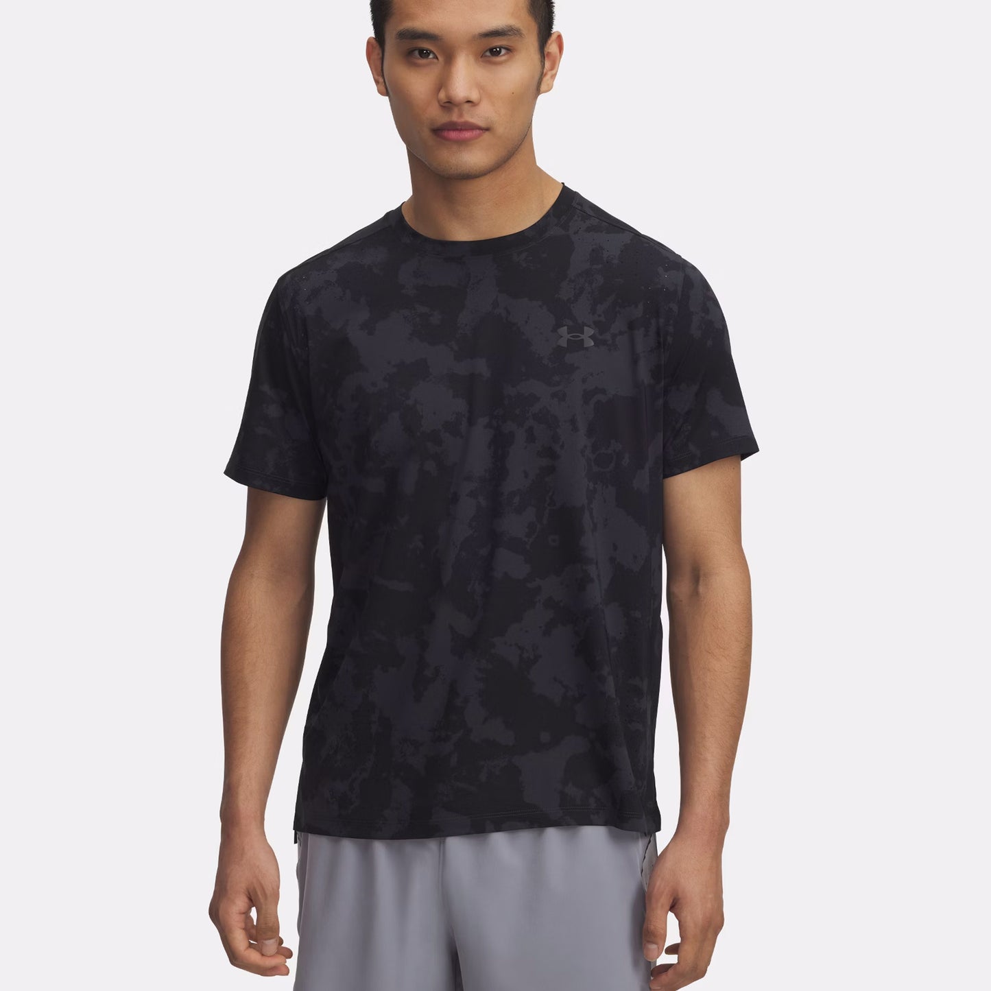 Under Armour Launch Elite Print Running Shirt Men-Anthracite,Black