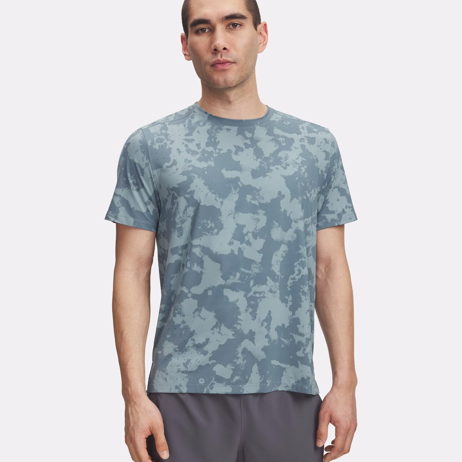 Under Armour Launch Elite Print Running Shirt Men-Petrol,Blue-gray