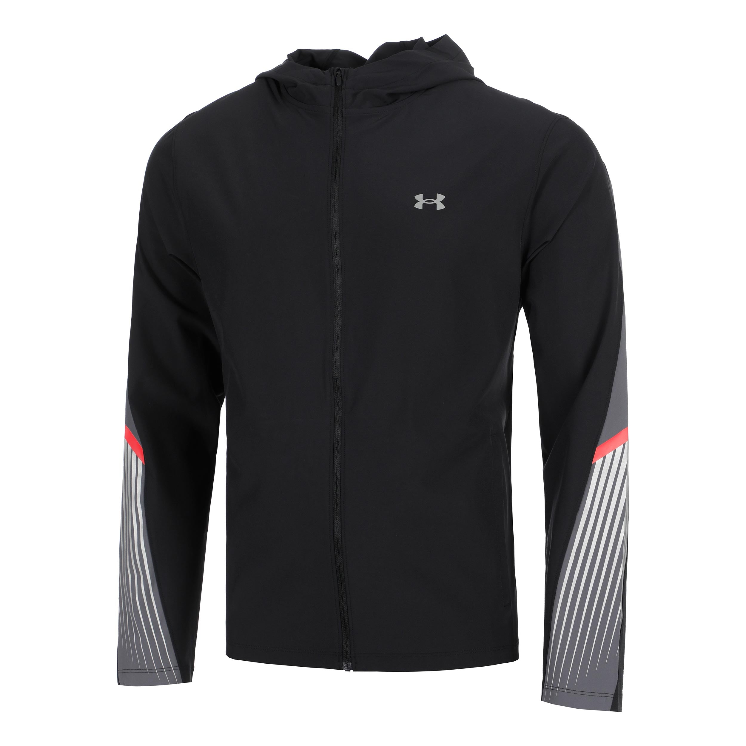 Under Armour Velociti Storm Hooded Running Jacket Men-Black,Grey