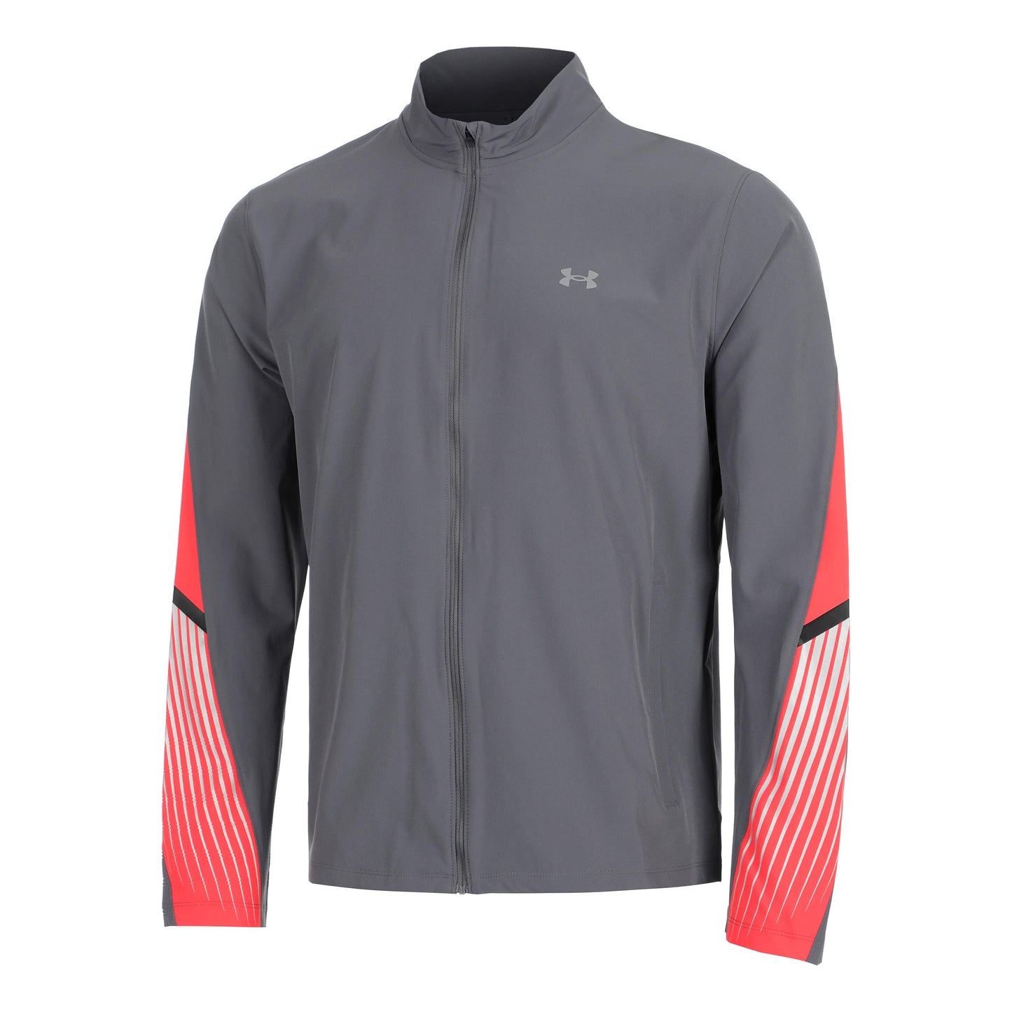 Under Armour Velociti Storm Running Jacket Men-Grey,Red