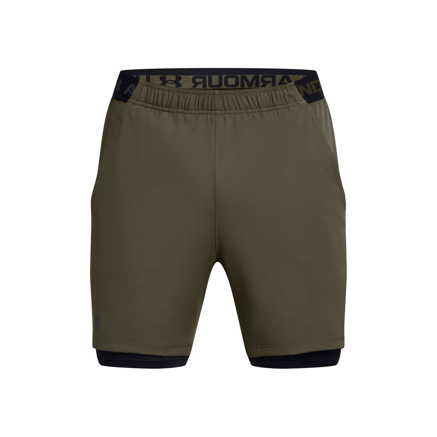Under Armour Vanish Woven 2in1 Shorts Men - olive, black