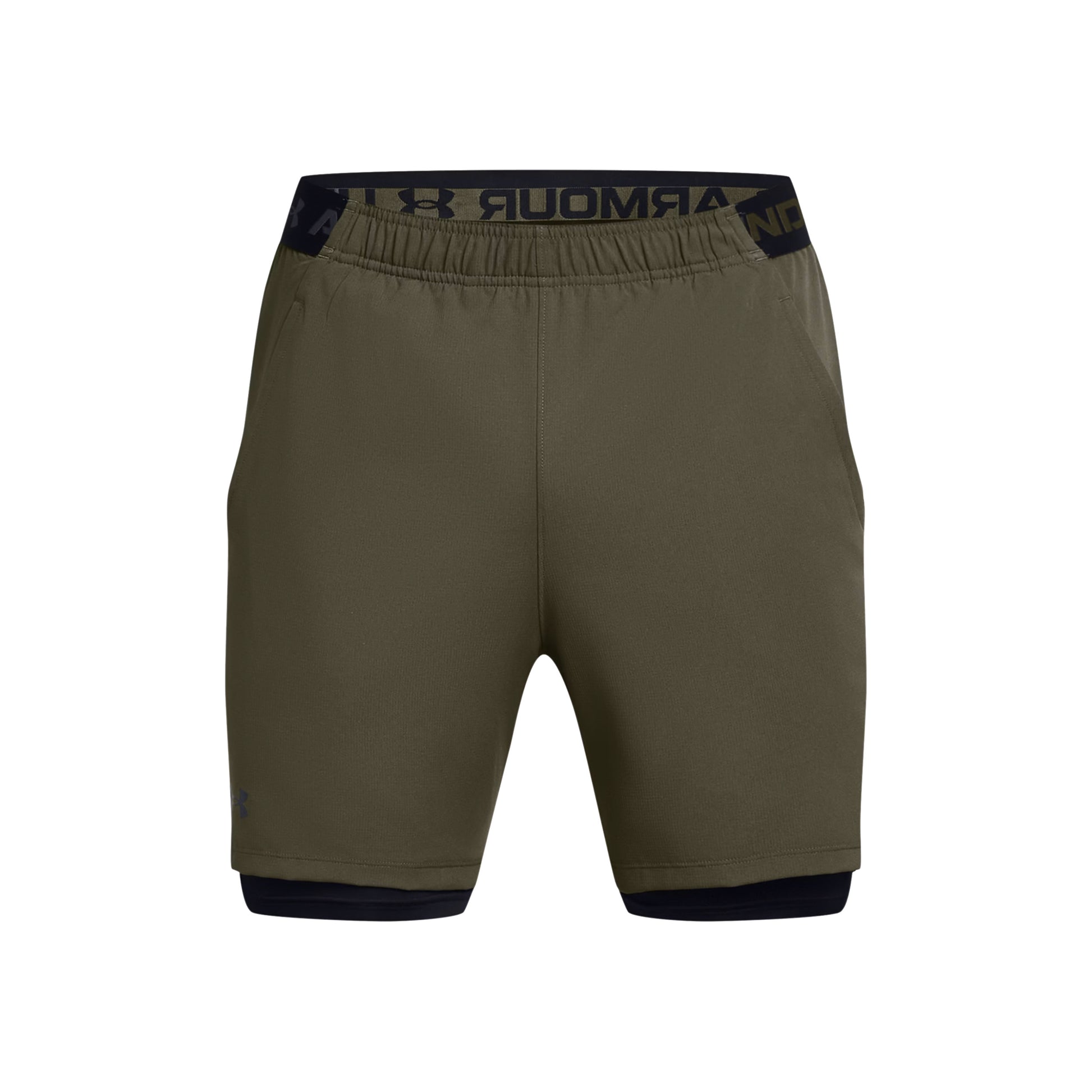 Under Armour Vanish Woven 2in1 Shorts Men - olive, black