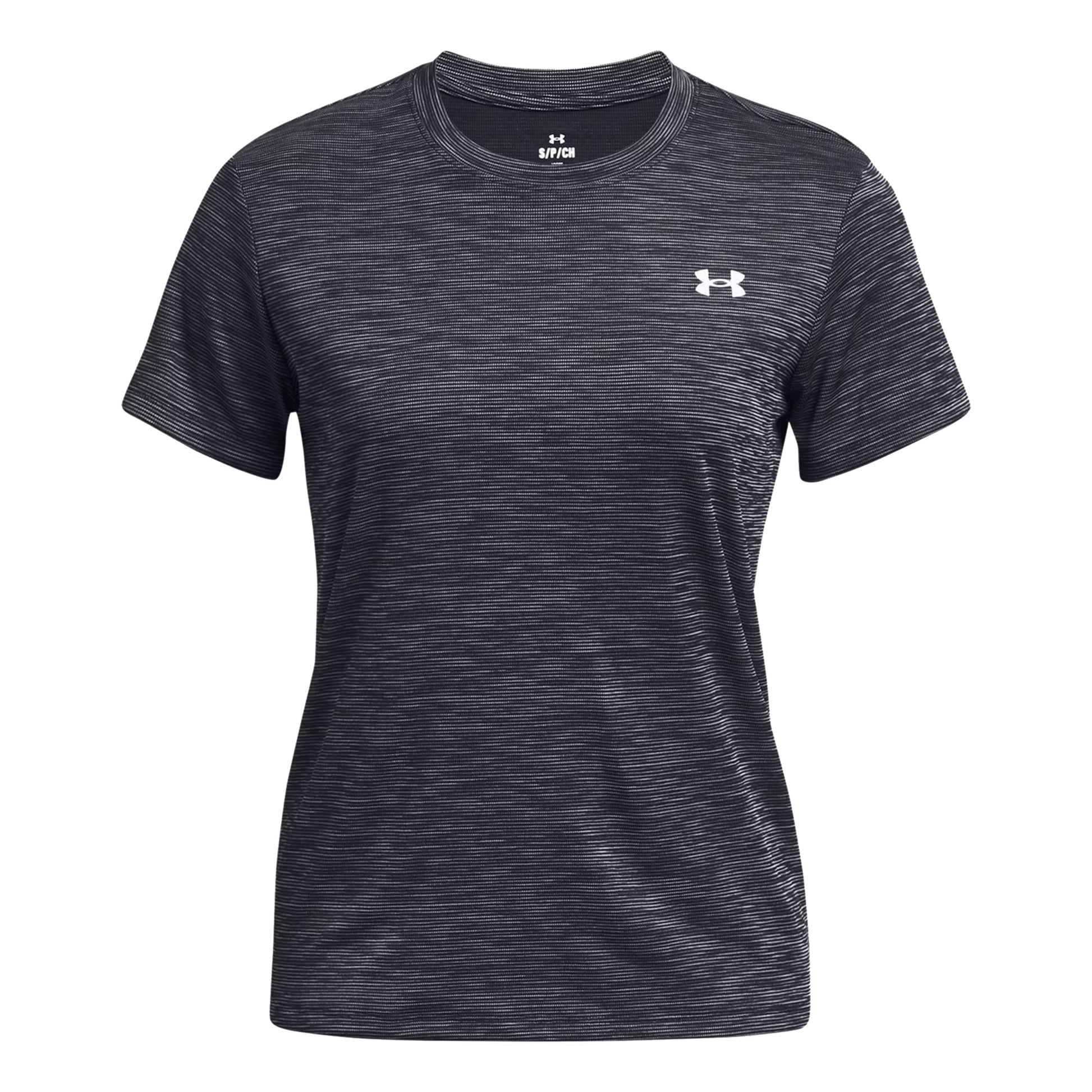 Under Armour Tech Textured T-Shirt Damen-Schwarz