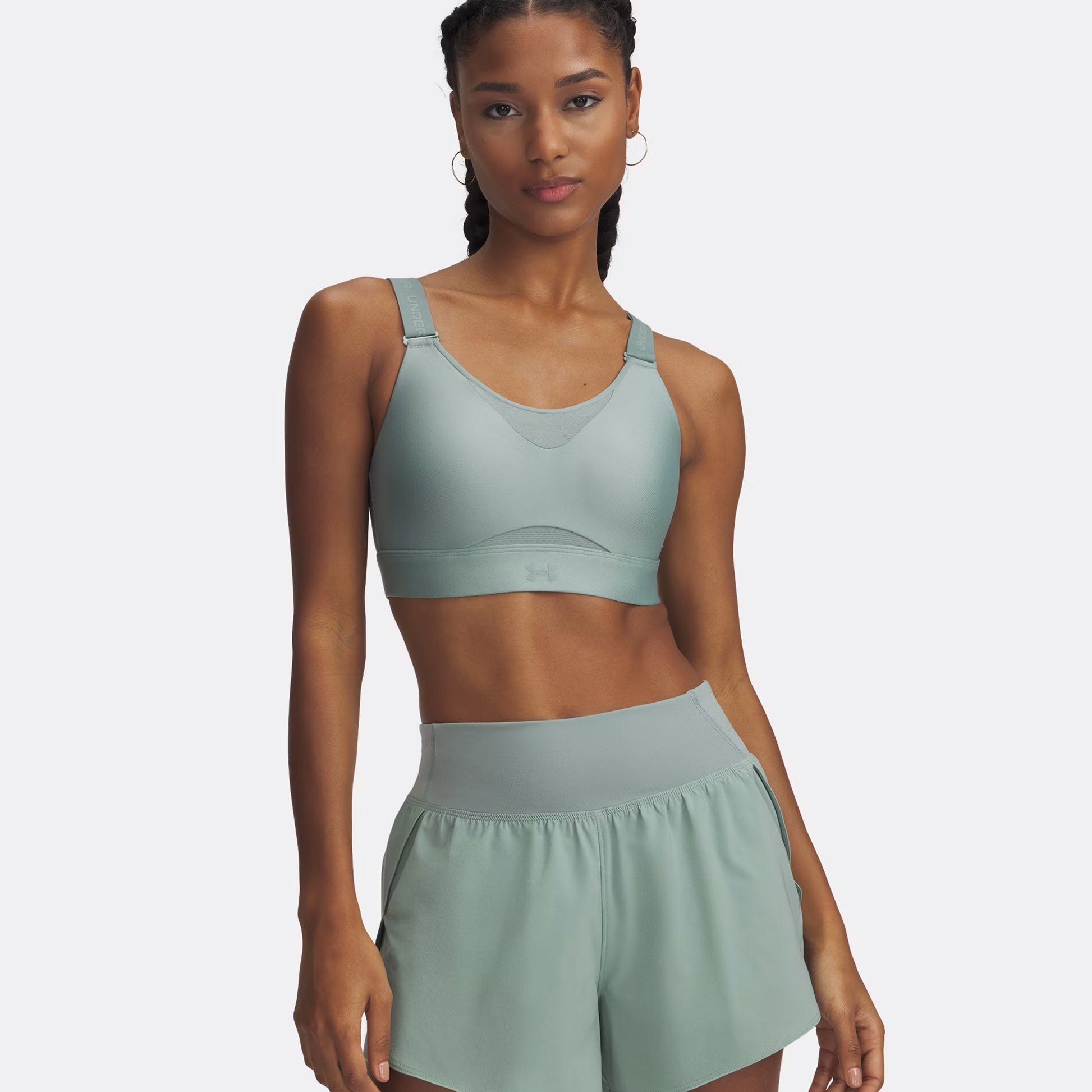 Under Armour Infinity High 2.0 Sports Bras Women-Sage
