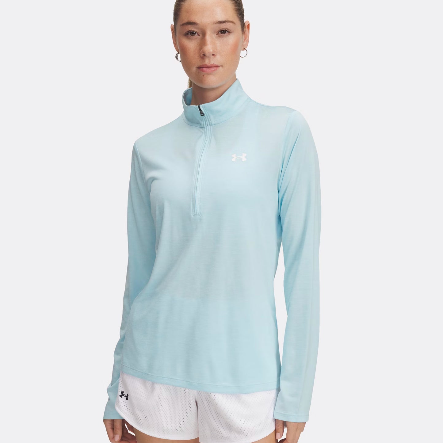 Under Armour Tech Half-Zip Longsleeve Damen-Mint