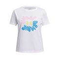 Bubble T-Shirt Mädchen-Weiß