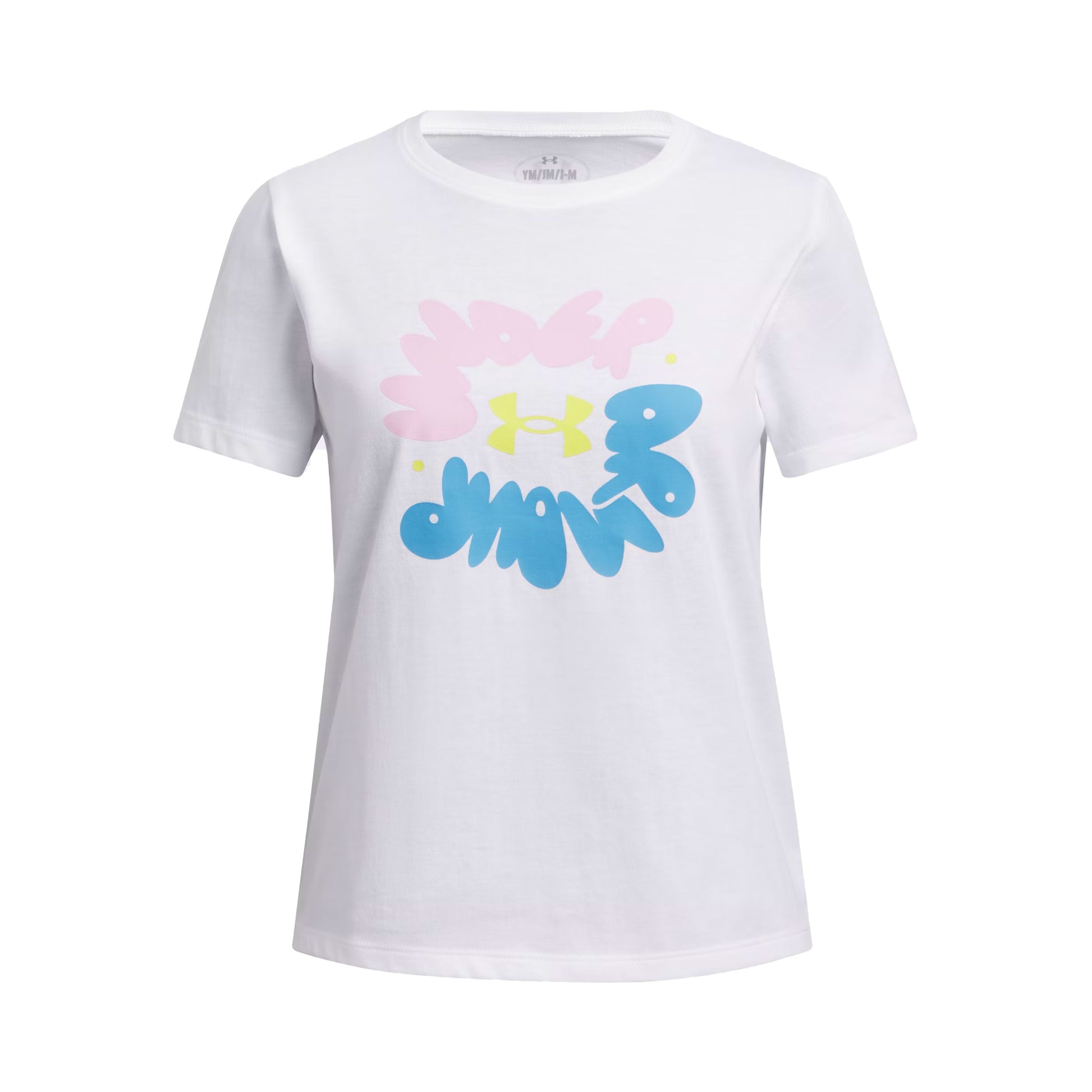 Under Armour Bubble T-Shirt Mädchen-Weiß