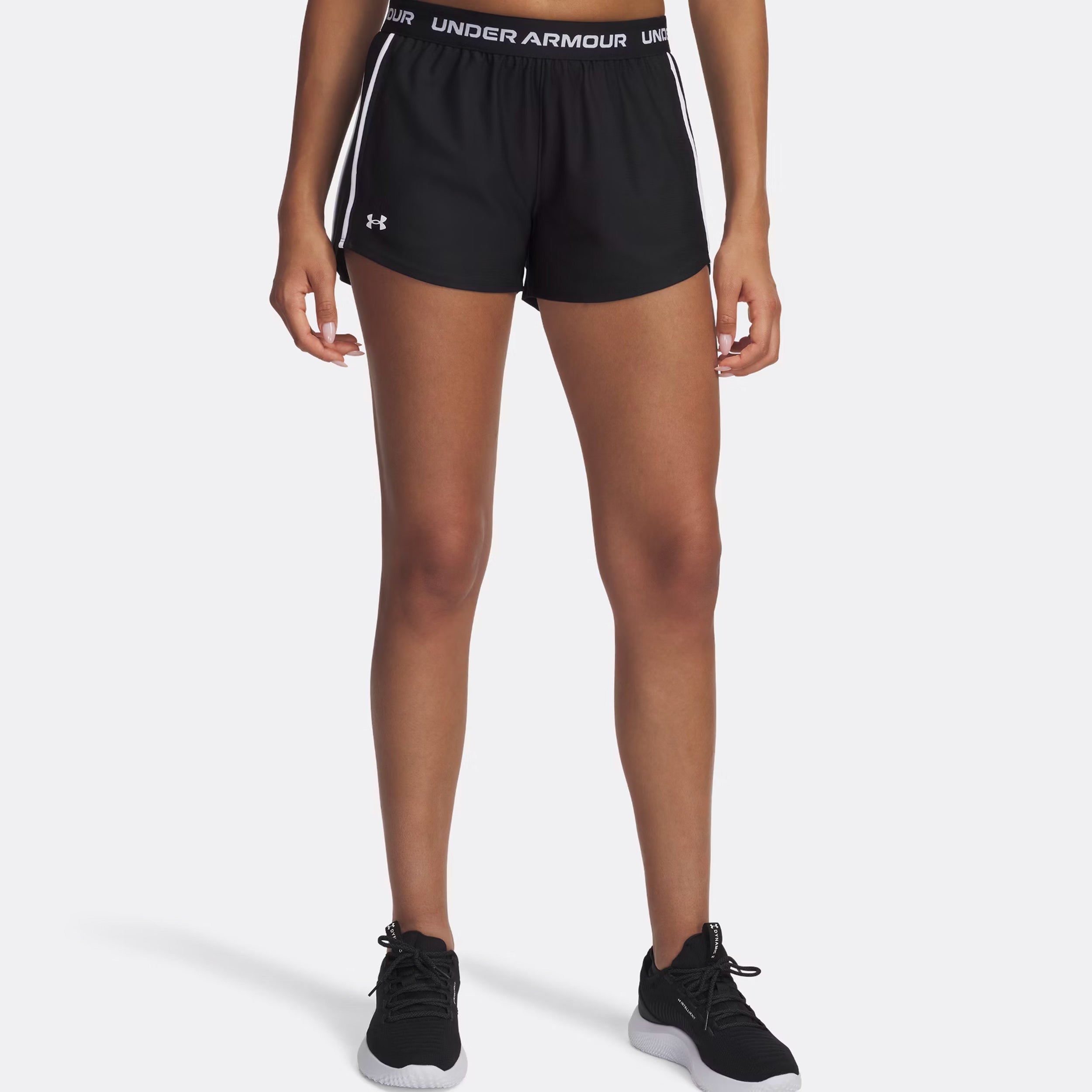 Under Armour Tech Play Up Ball Shorts Women-Black,White