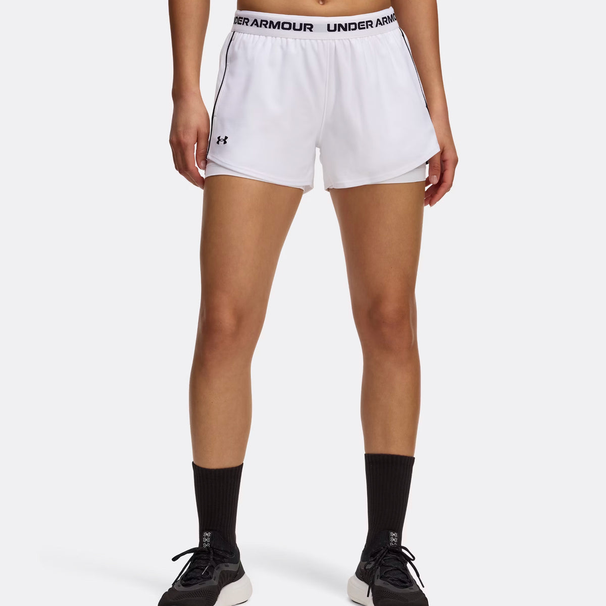 Under Armour Tech Play Up 2in1  Shorts Damen - weiß