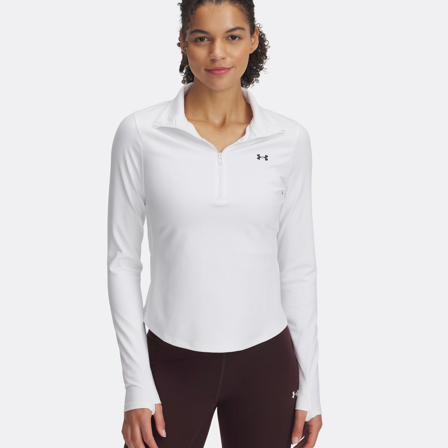 Under Armour Motion Half-Zip Long sleeve Women - white,