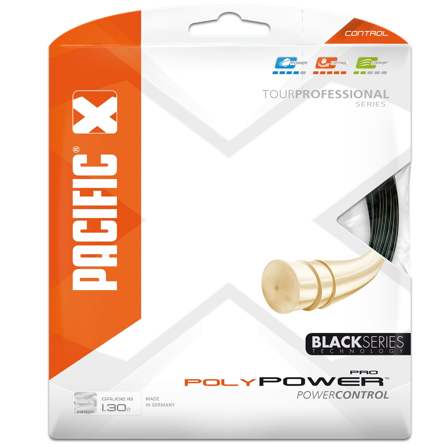 Pacific Poly Power Pro String Set 12,2m-Black