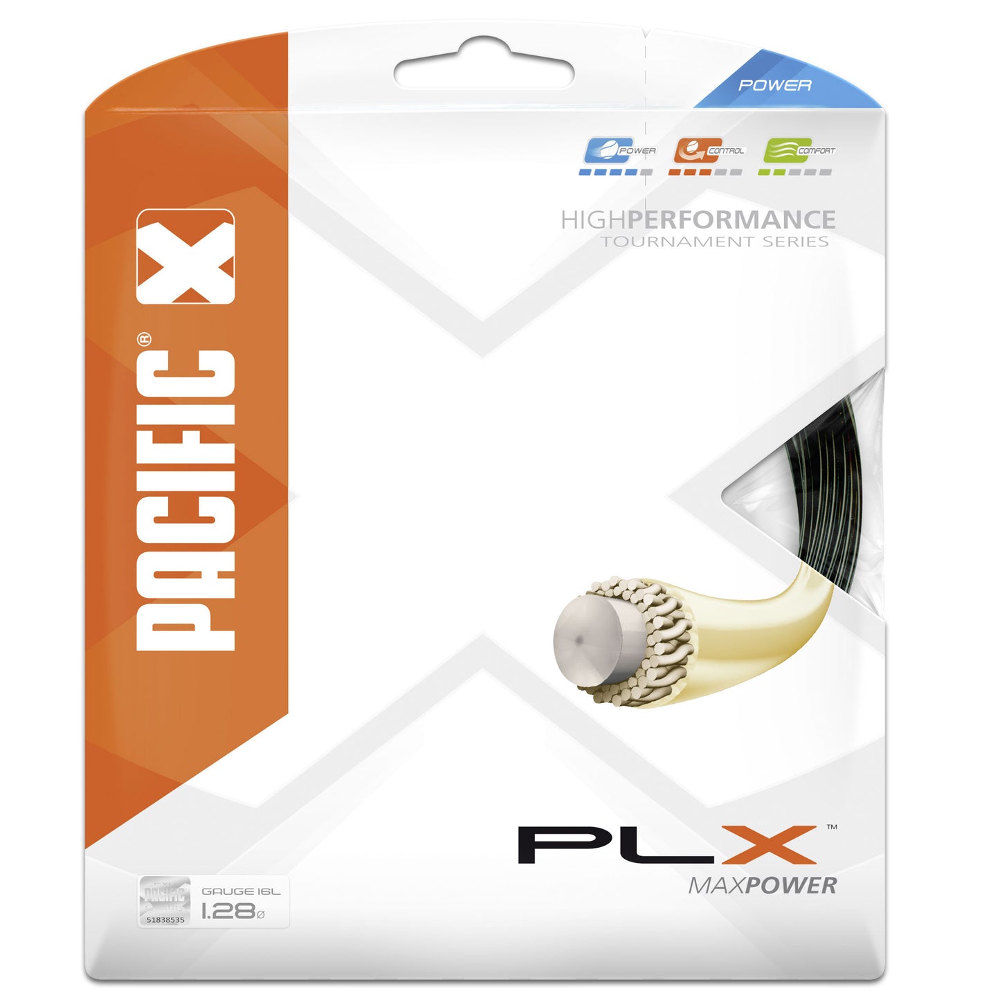 Pacific PLX Saitenset 12,2m-Schwarz