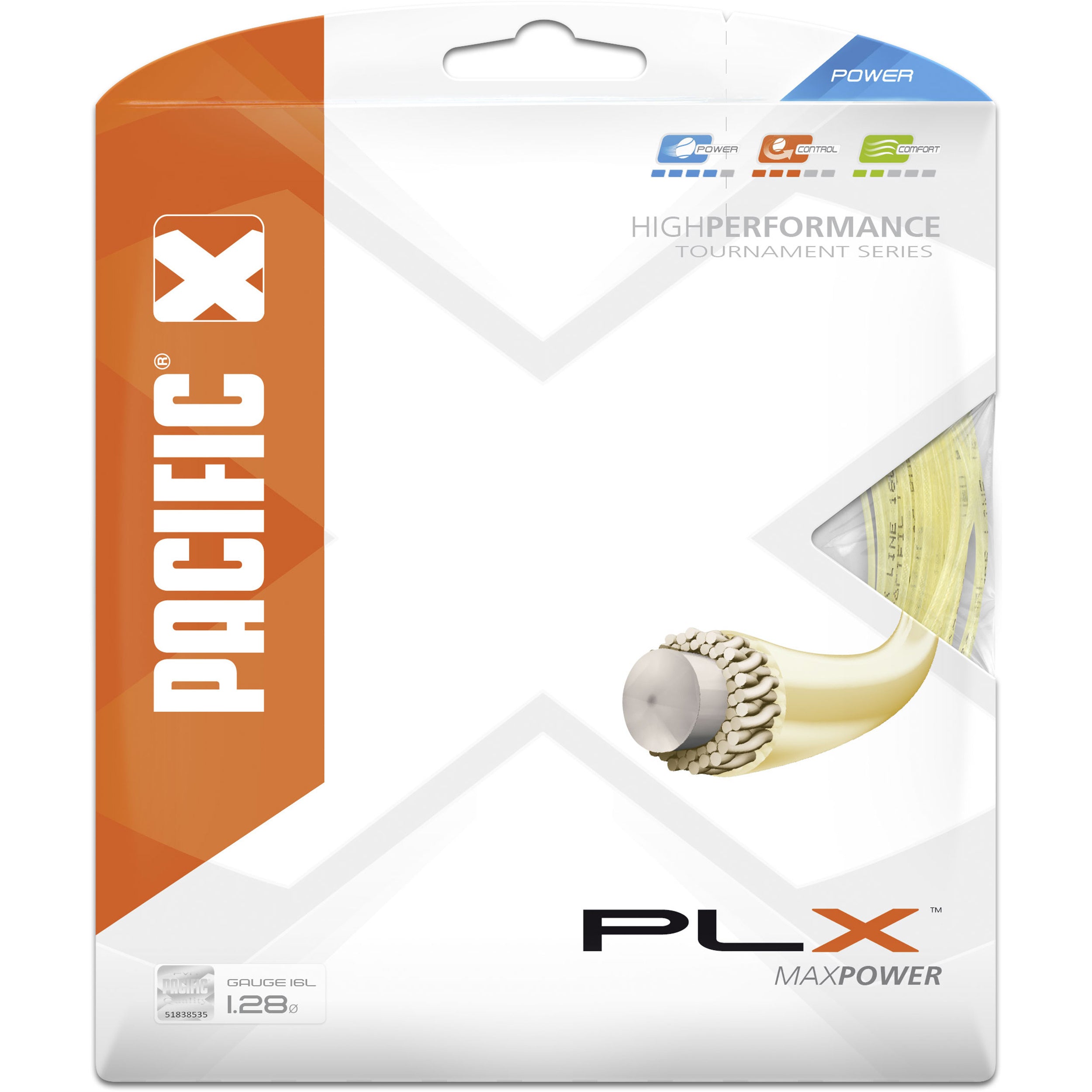 Pacific PLX (new Power Line) Natur String Set 12,2m-Ecru