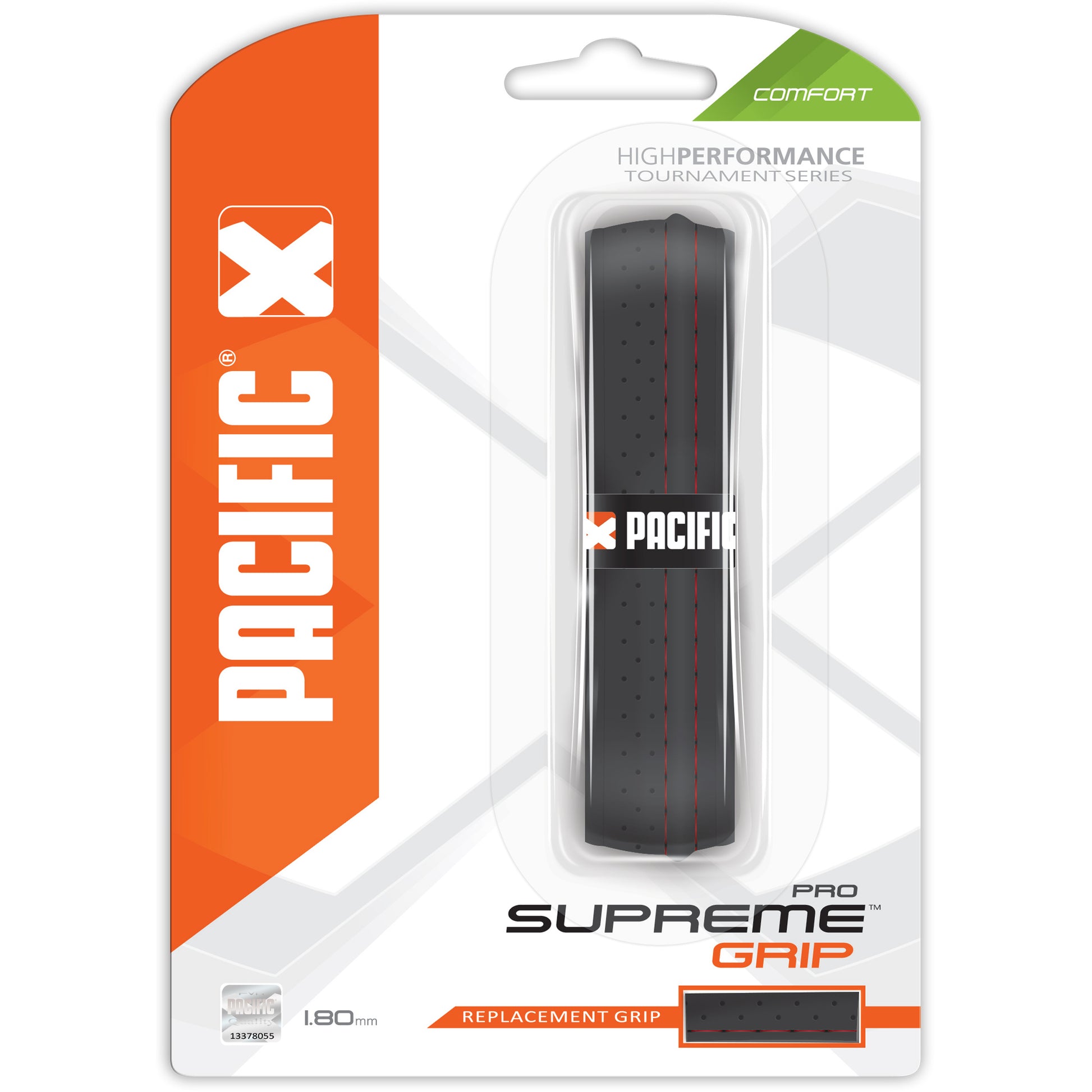 Pacific Supreme Grip Pro 1 Pack-Black
