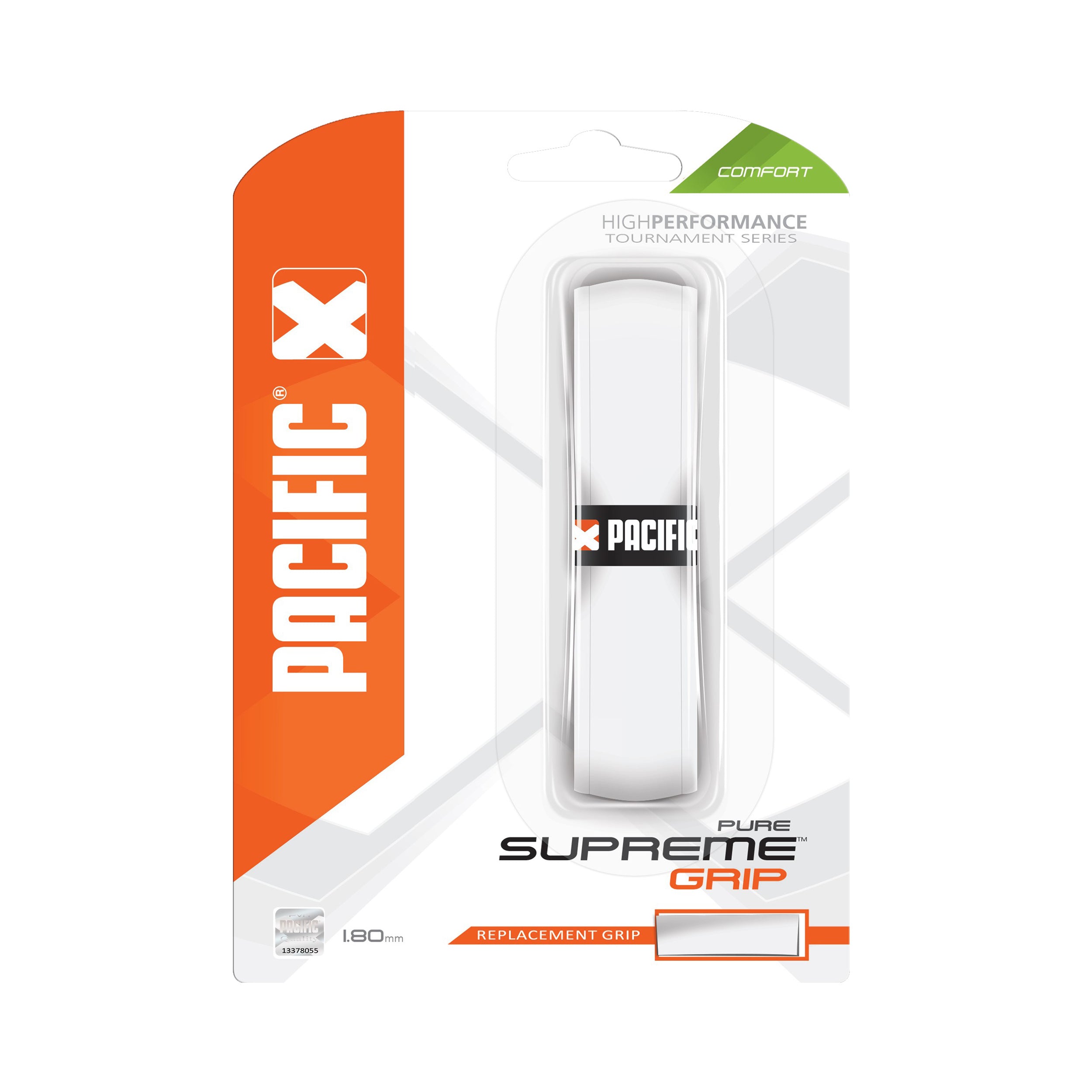 Pacific Supreme Grip Pure 1er Pack-Weiß