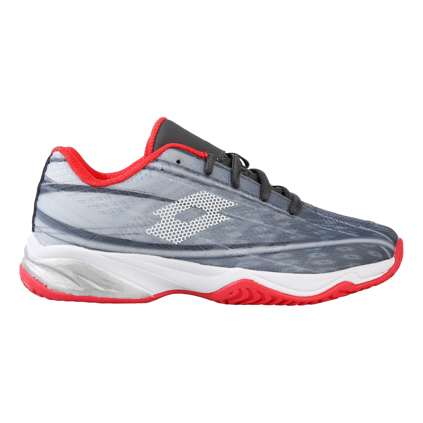 Lotto Mirage 300 All court shoe Kids - dark grey, red