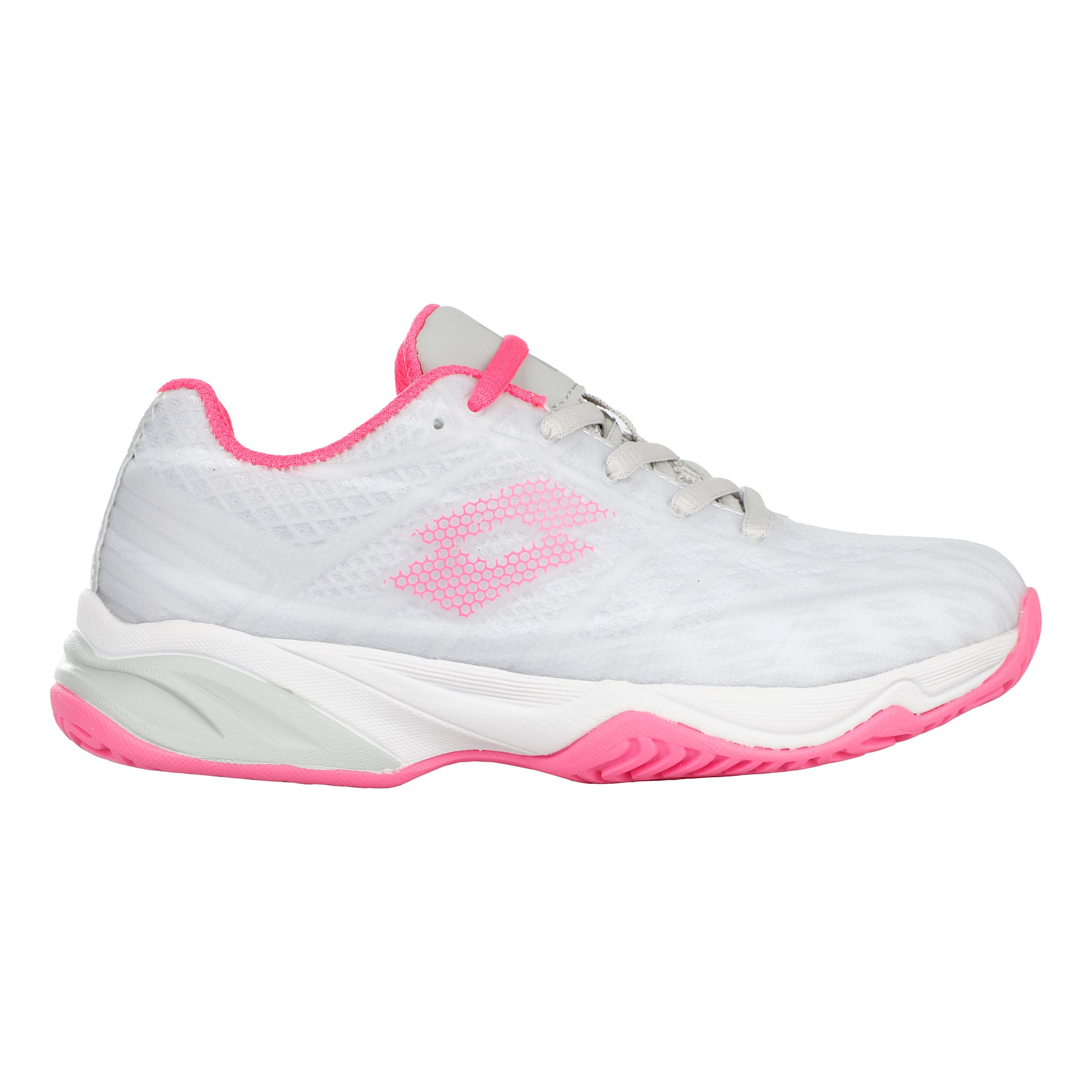 Lotto Mirage 300 All court shoe Kids - white, pink