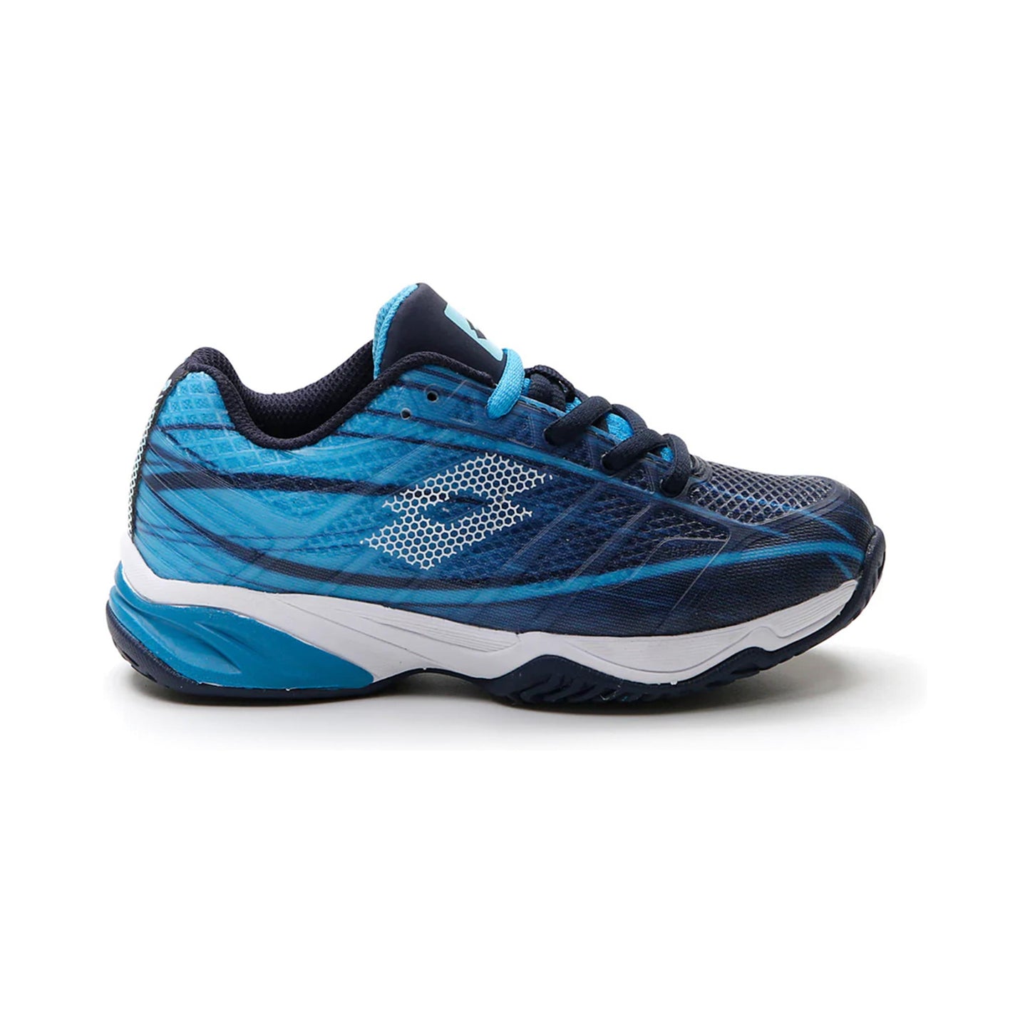 Lotto Mirage 300 All court shoe Kids - blue, white