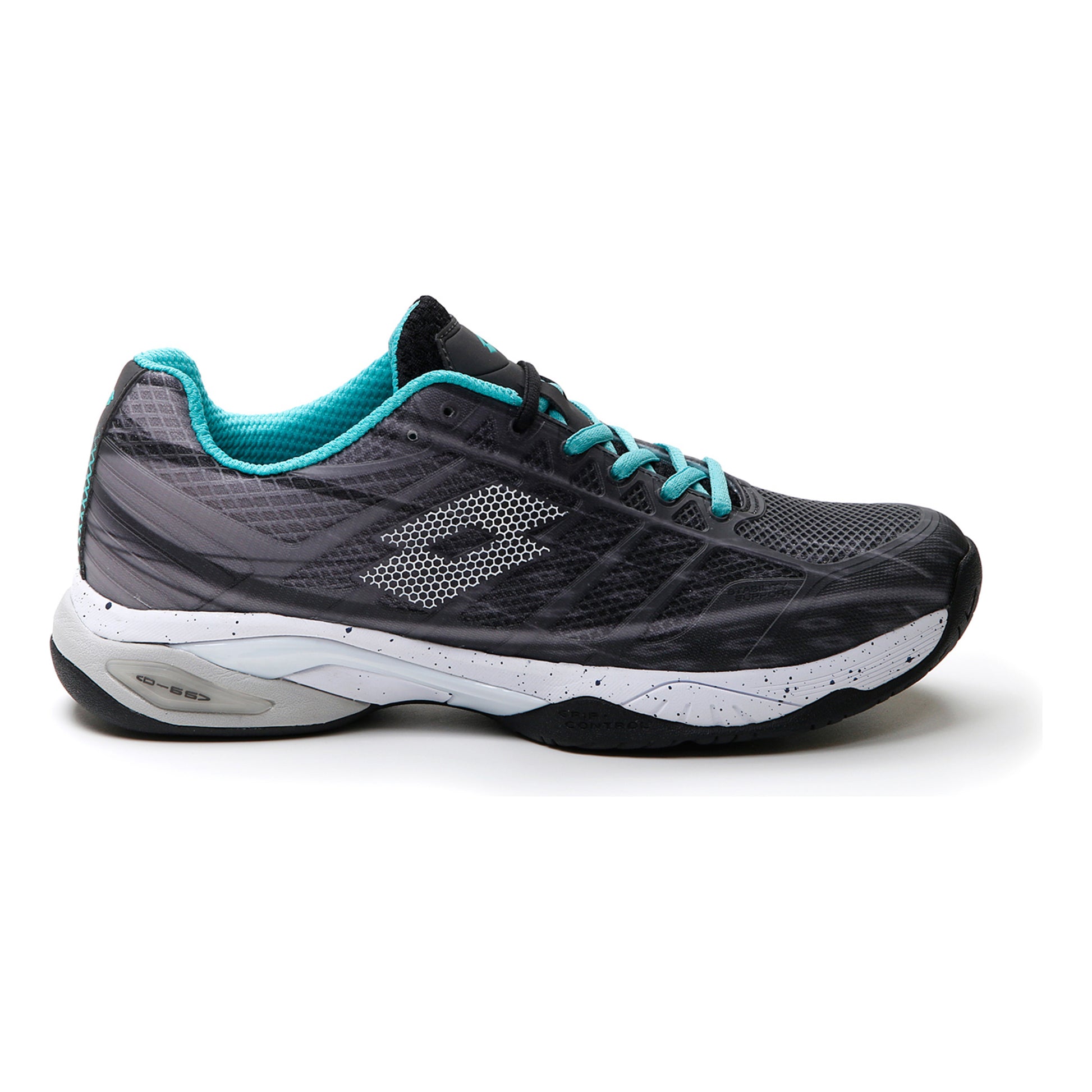Lotto MIRAGE 300 SPD Allcourtschuh Herren-Schwarz,Türkis