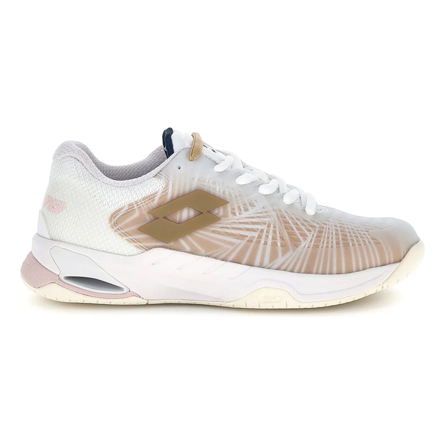Lotto Mirage 100 II SPD Allcourtschuh Damen-weiß, beige