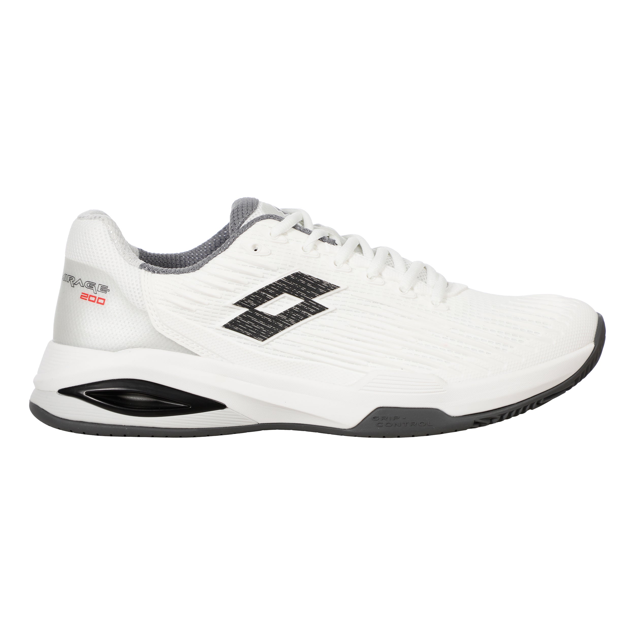 Lotto MIRAGE 200 II CLY Sandplatzschuh Herren-weiß, schwarz
