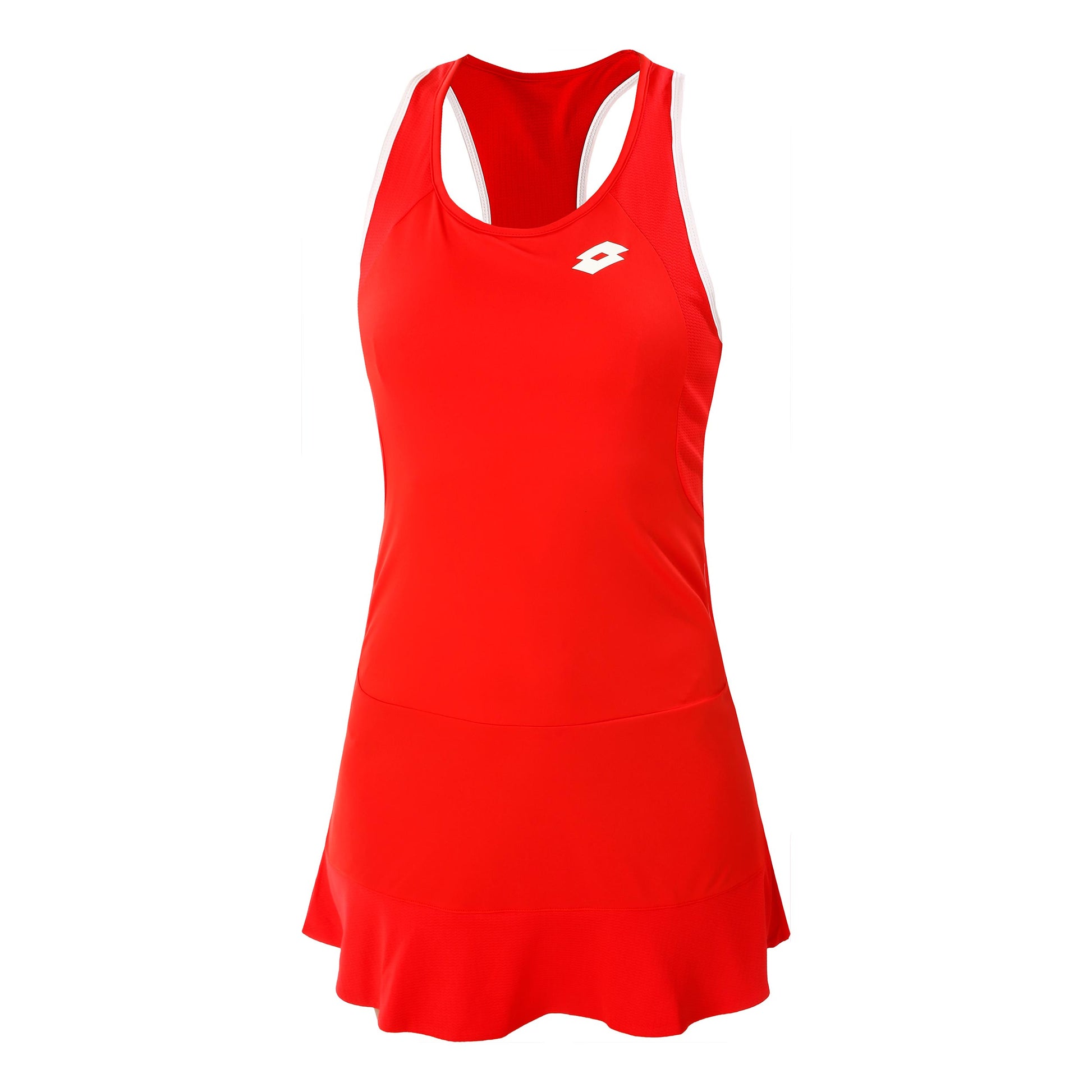 Lotto Squadra II PL Dress Women - red, white