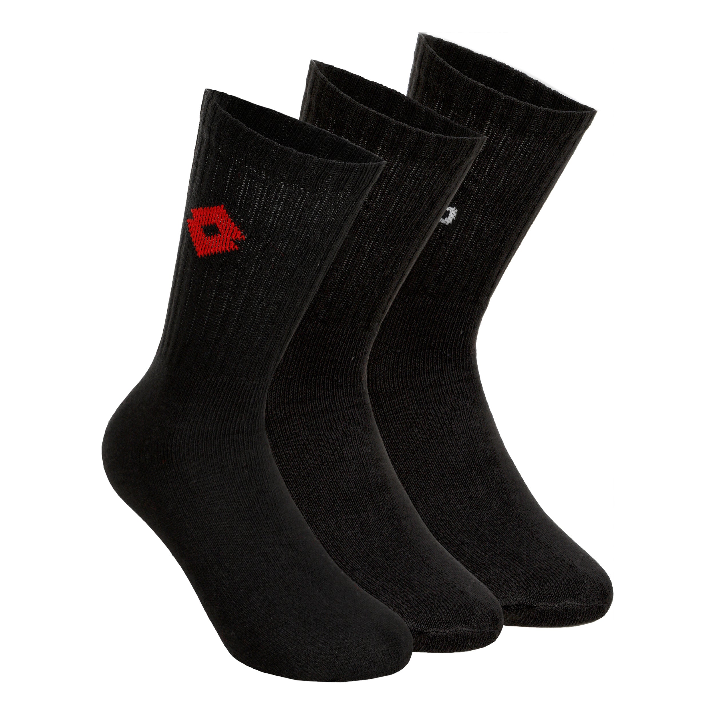 Lotto Tennissocken 3er Pack-Schwarz