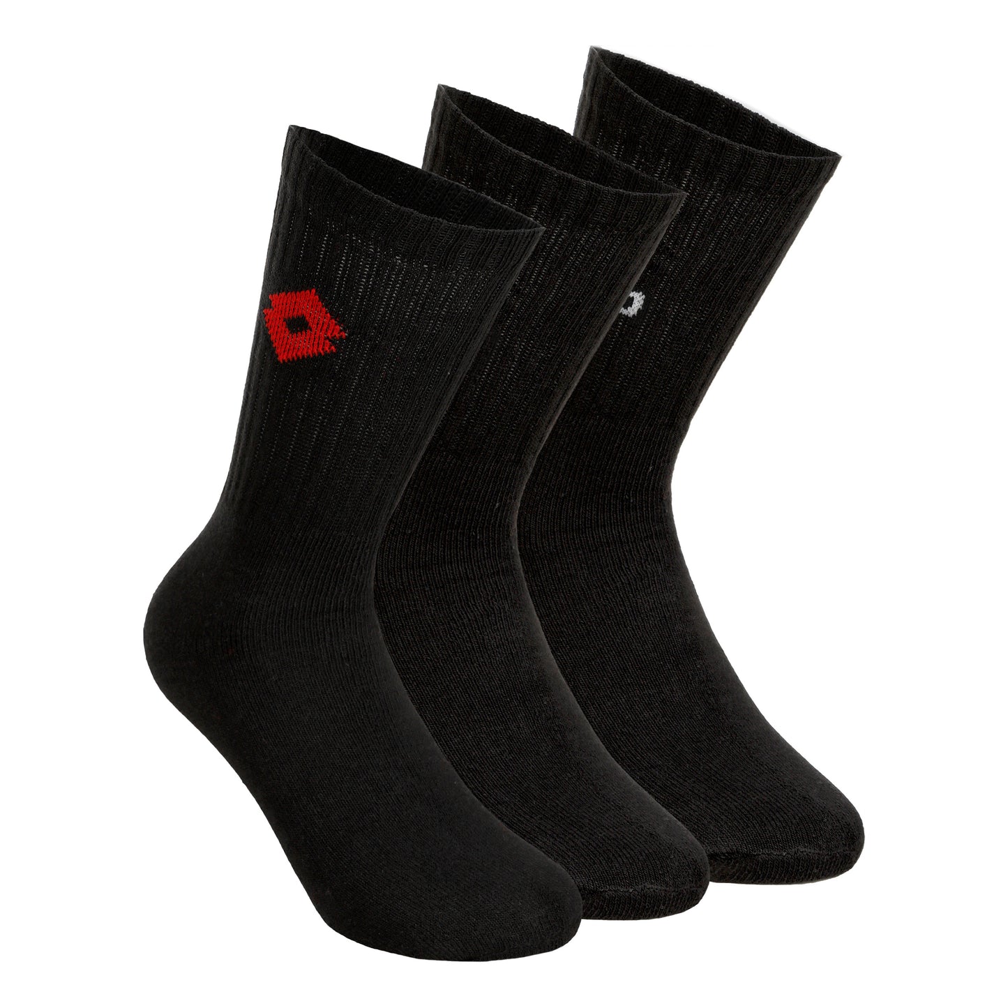 Lotto Tennissocken 3er Pack-Schwarz