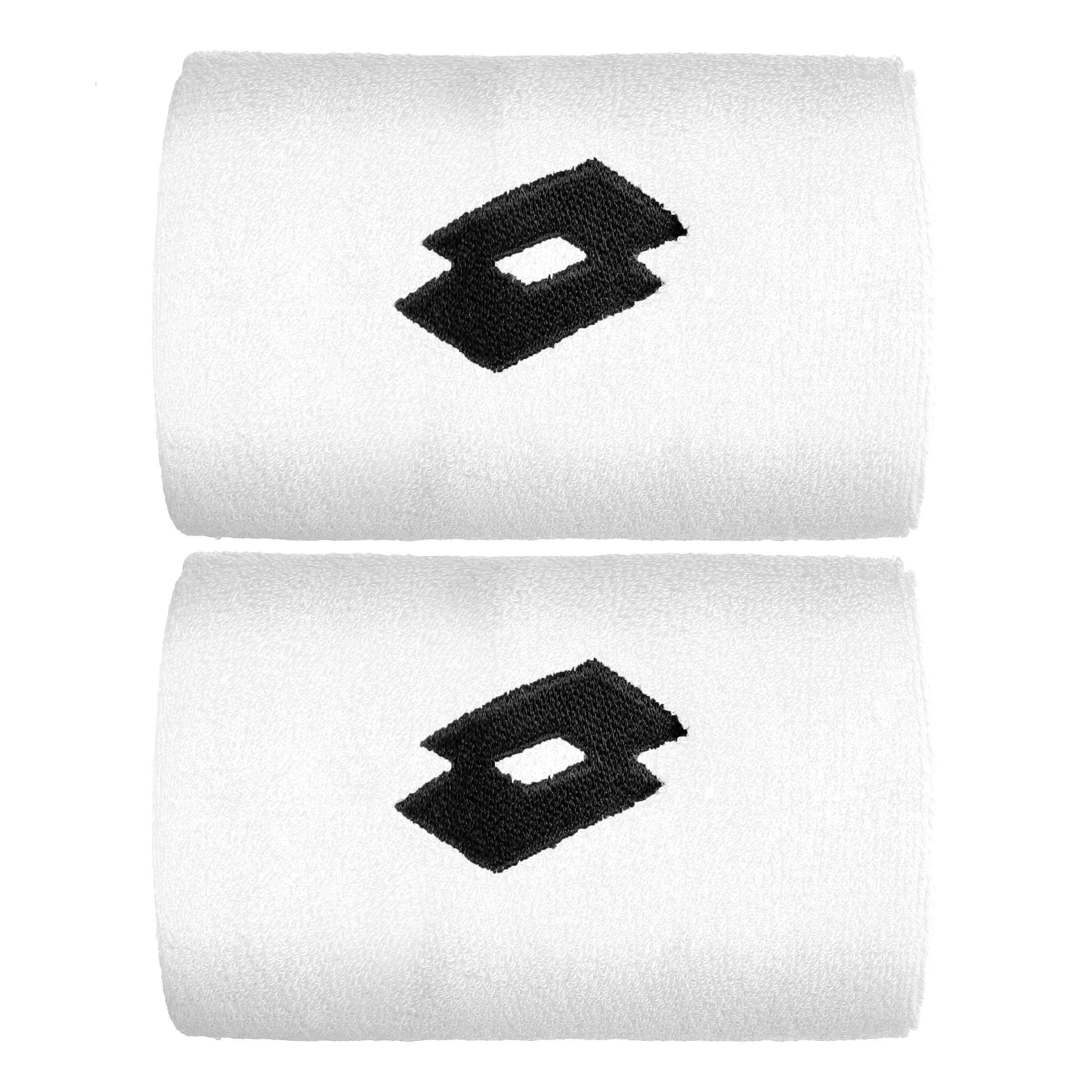 Lotto Wristband 2 Pack short - white, black
