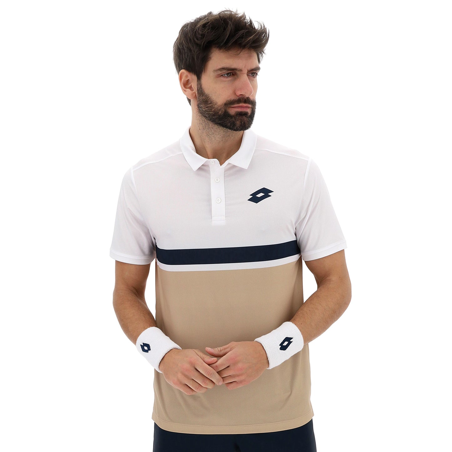 Lotto Tech V Polo Men-Beige