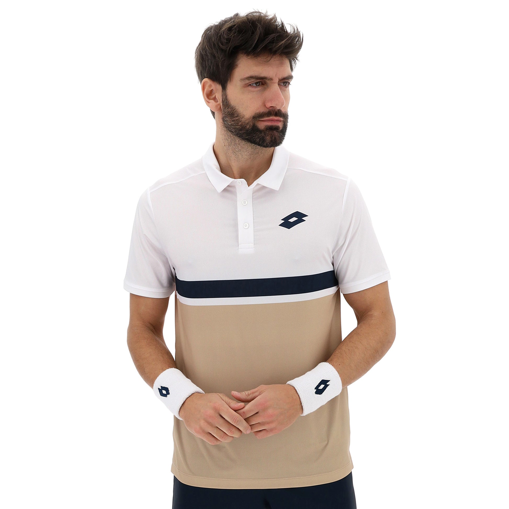 Lotto Tech V Polo Men-Beige