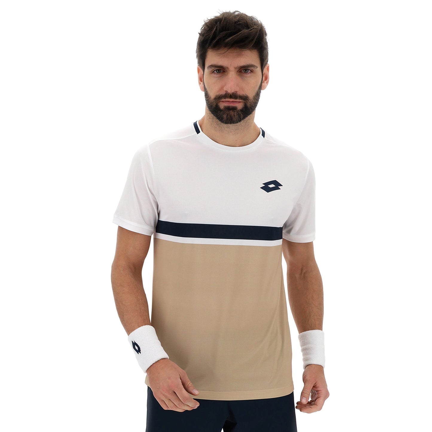 Lotto Tech V T-Shirt Herren-Beige