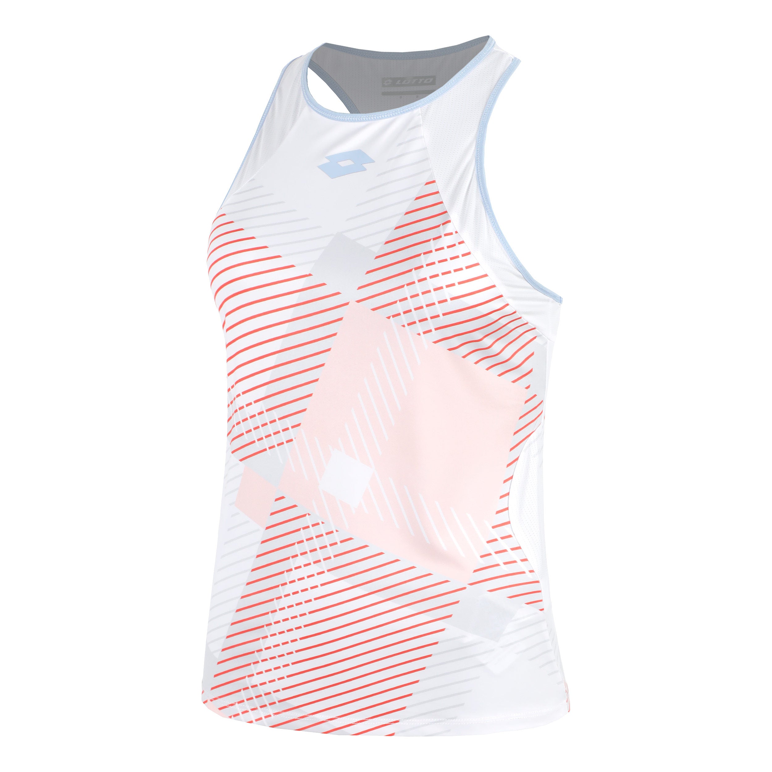 Lotto Tech IV D1 Tank Top Women-Pink,White