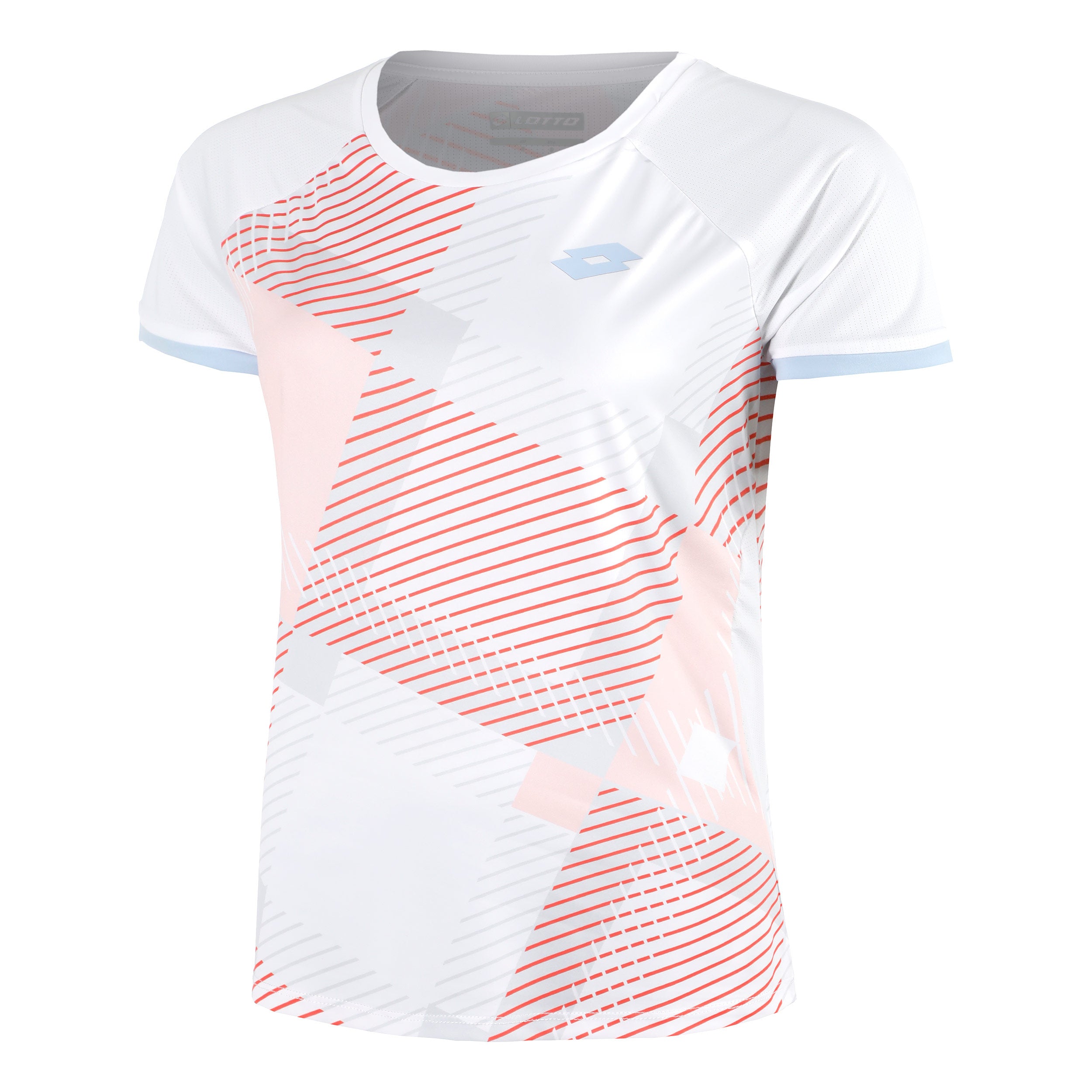 Lotto Tech IV D1 T-Shirt Women-Pink,White