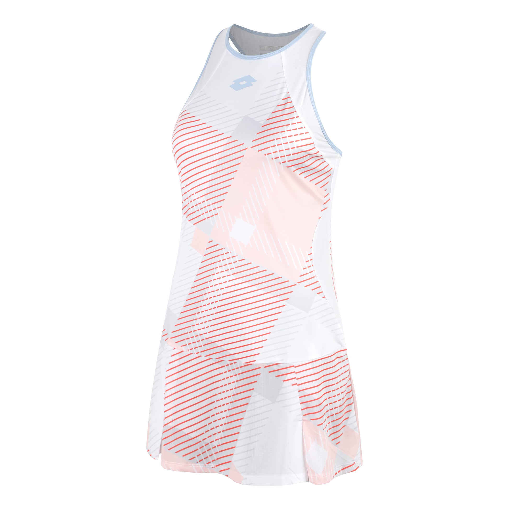 Lotto Tech IV D1 Kleid Damen-Rosa,Weiß
