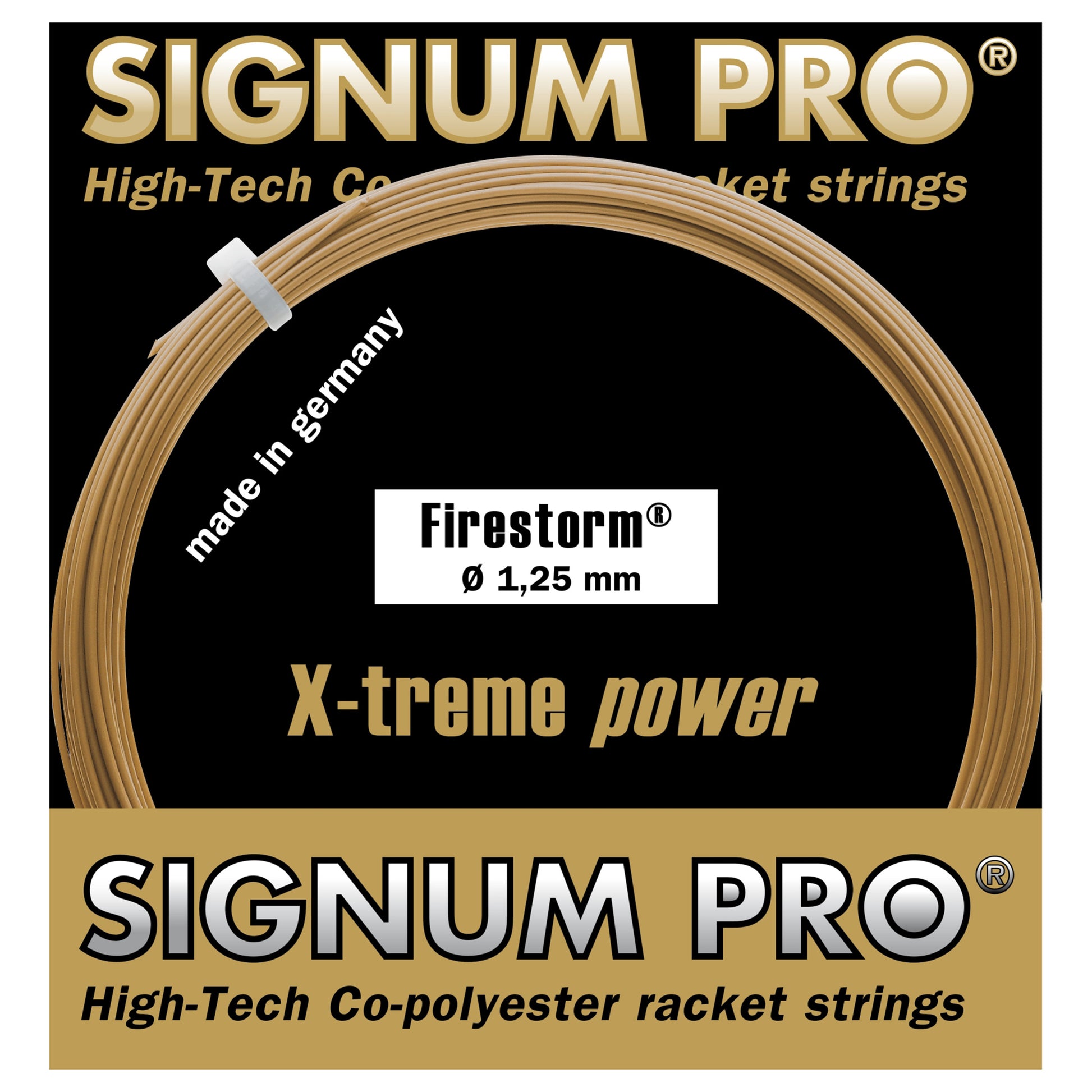 Signum Pro Firestorm Metallic String Set 12,2m-Gold
