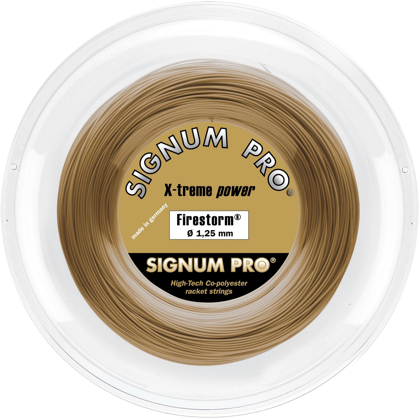 Signum Pro Firestorm Metallic String Reel 100m-Gold