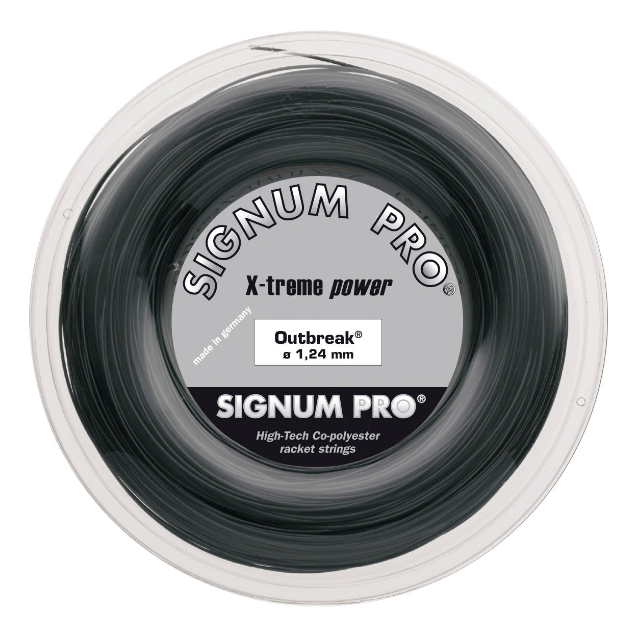 Signum Pro Outbreak String Reel 200m-Anthracite
