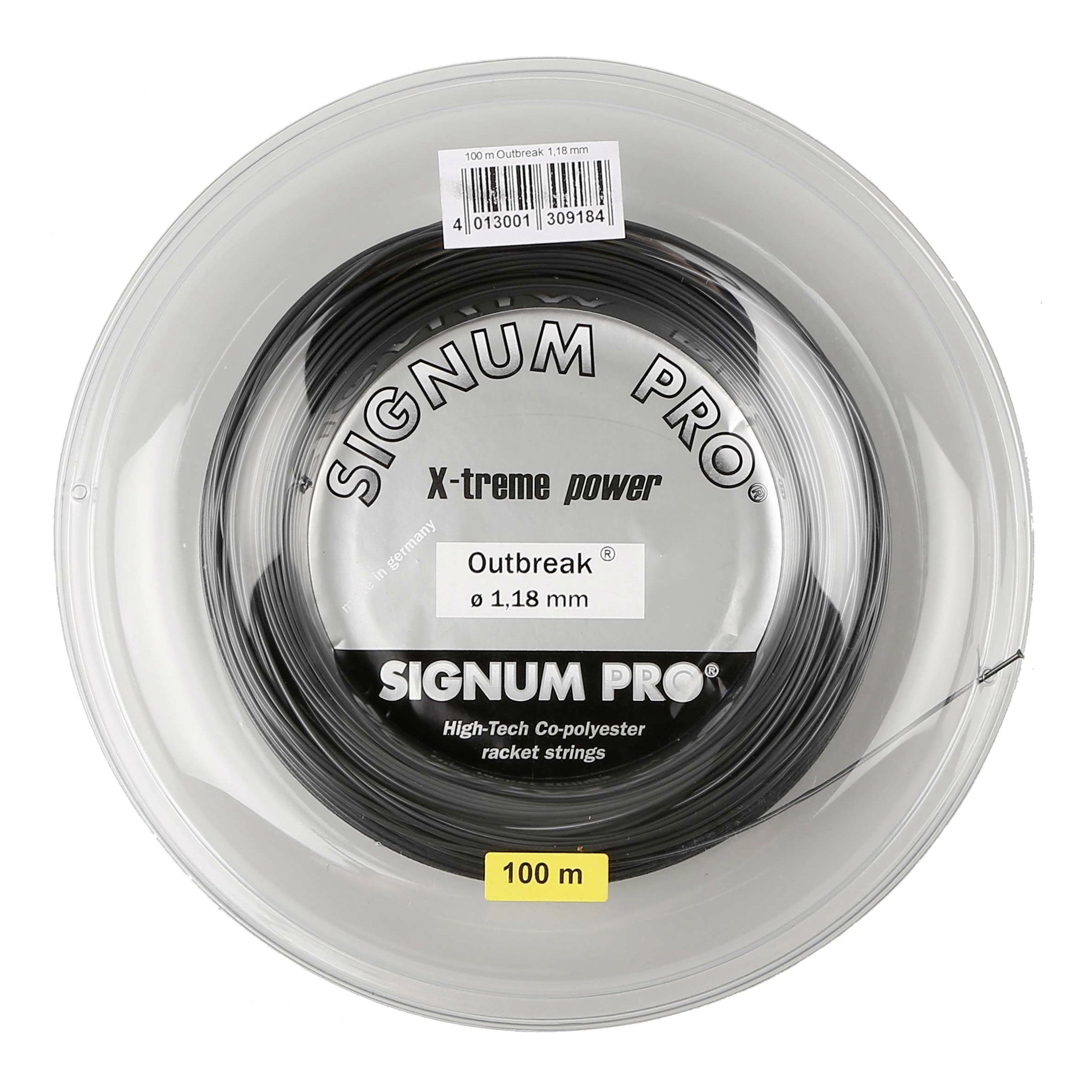 Signum Pro Outbreak String Reel 100m-Anthracite