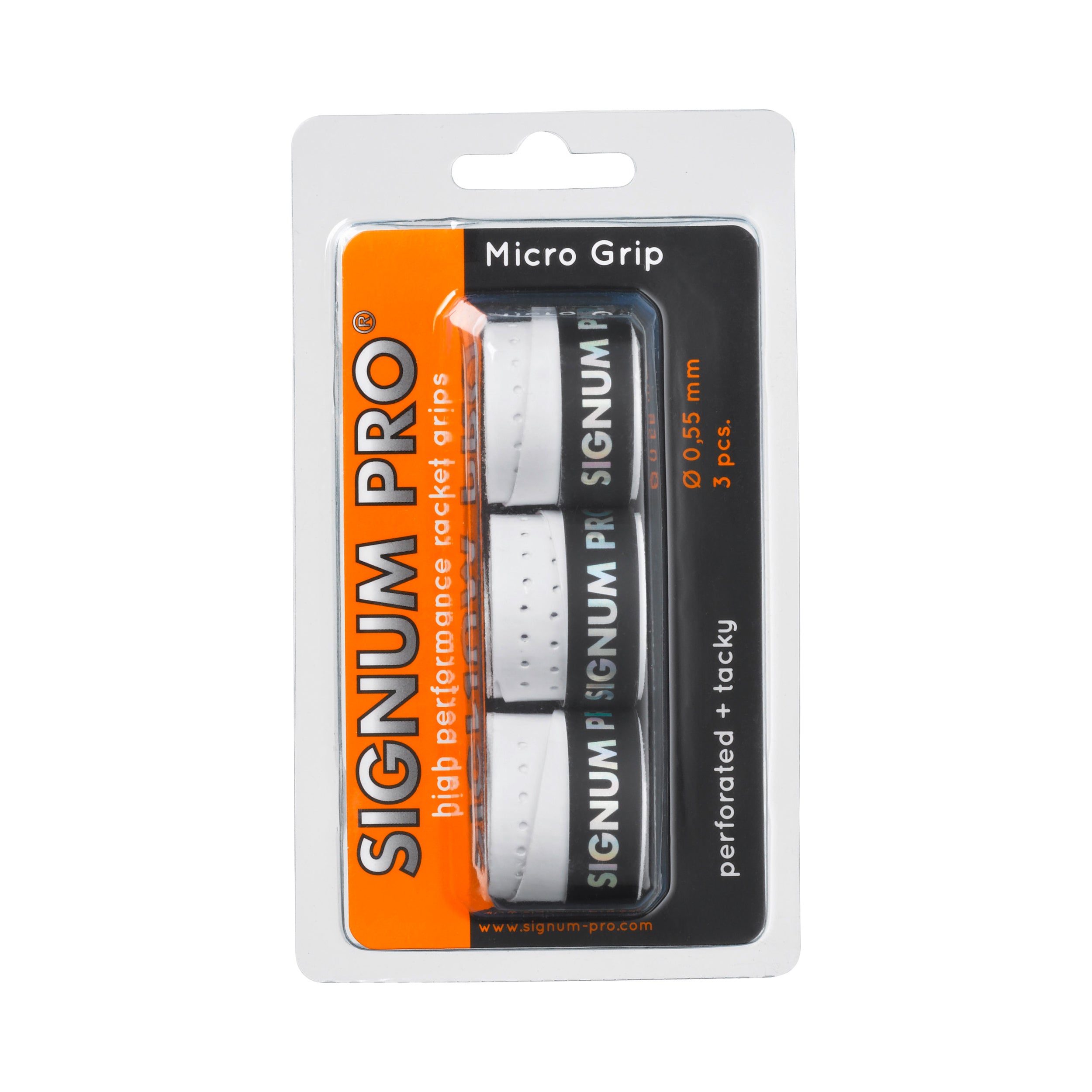 Signum Pro Micro Grip 3 Pack-White