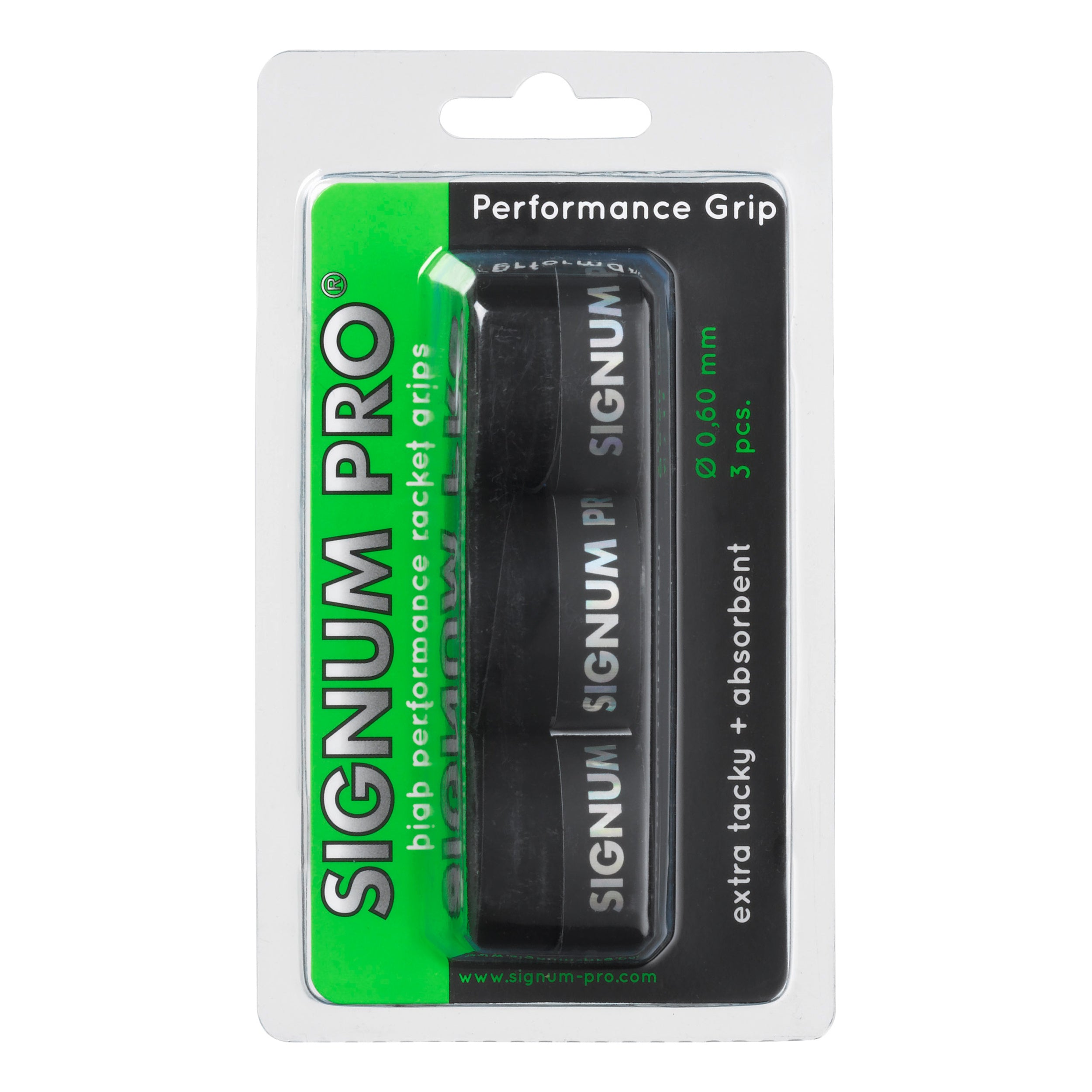 Signum Pro Performance Grip 3 Pack-Black