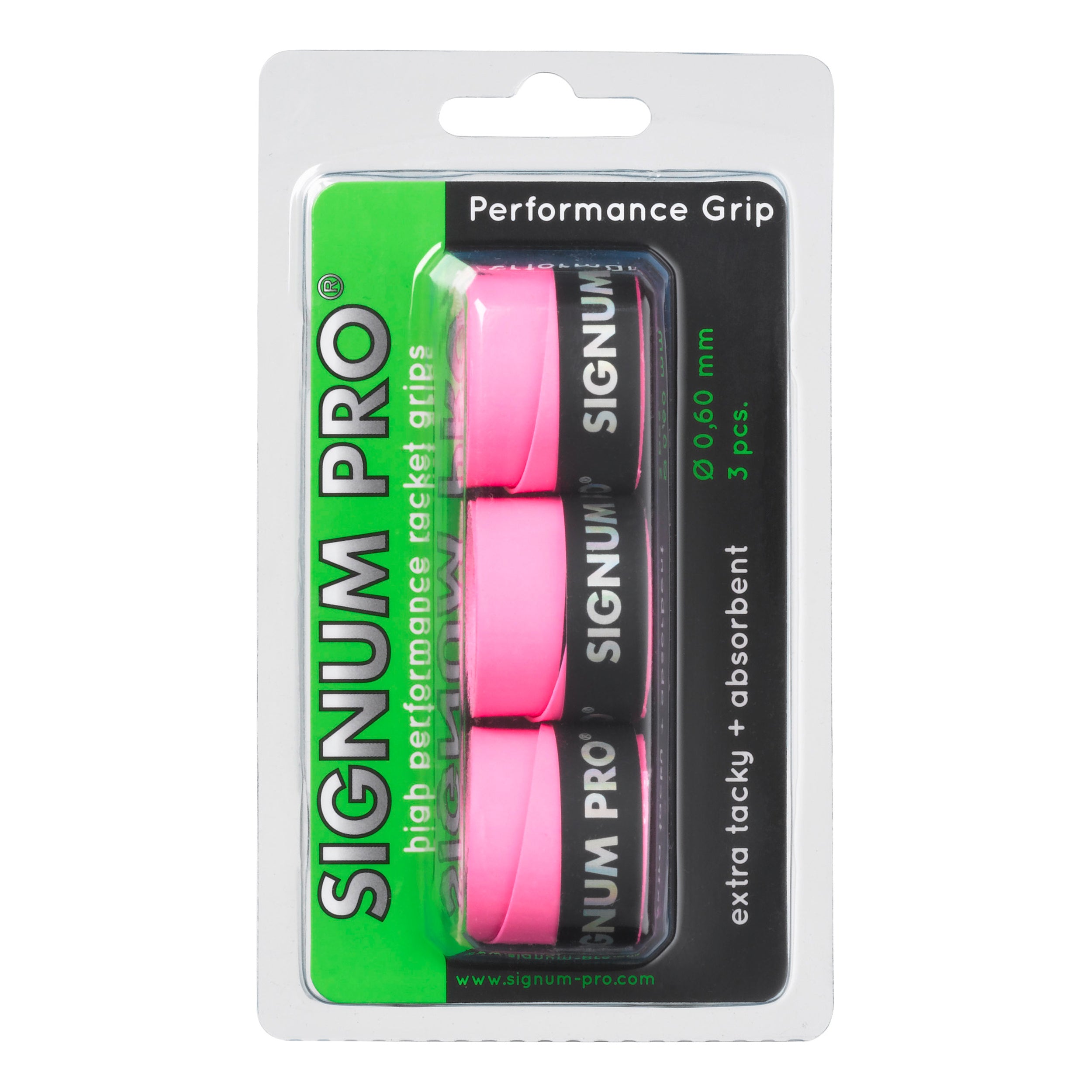 Signum Pro Performance Grip 3 Pack - pink