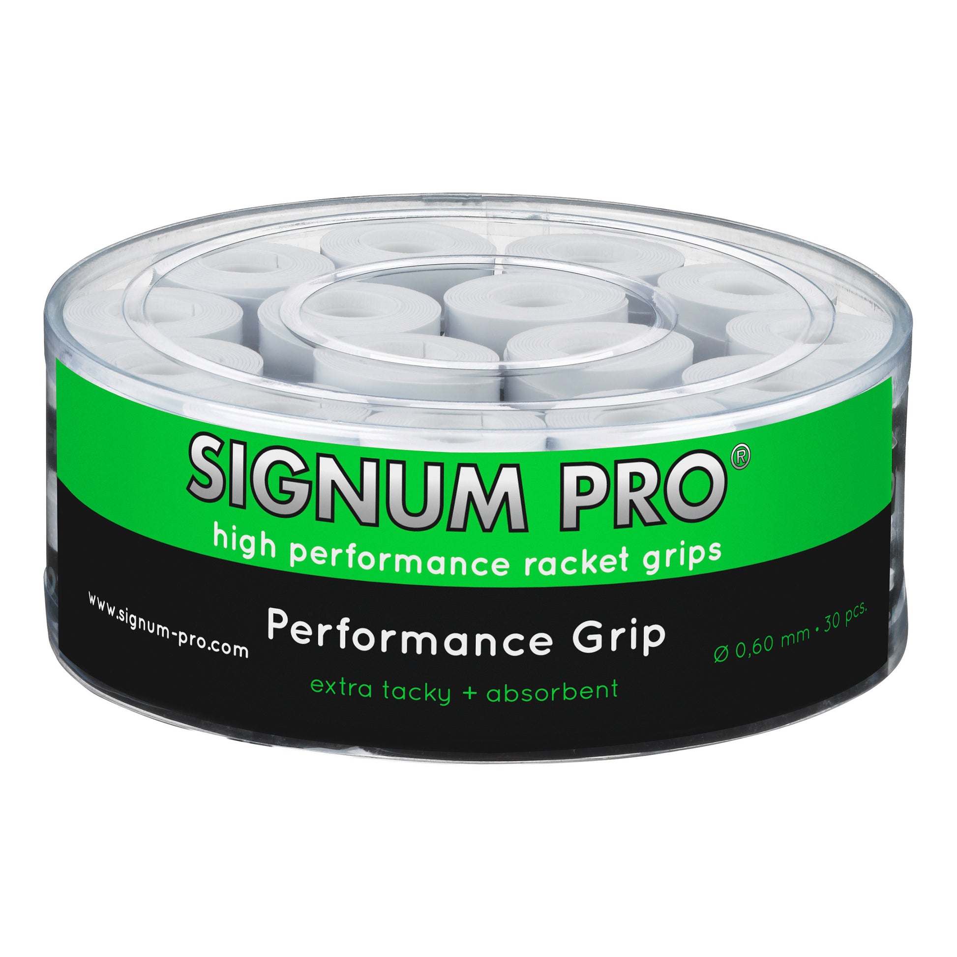 Signum Pro Performance Grip 30 Pack - white