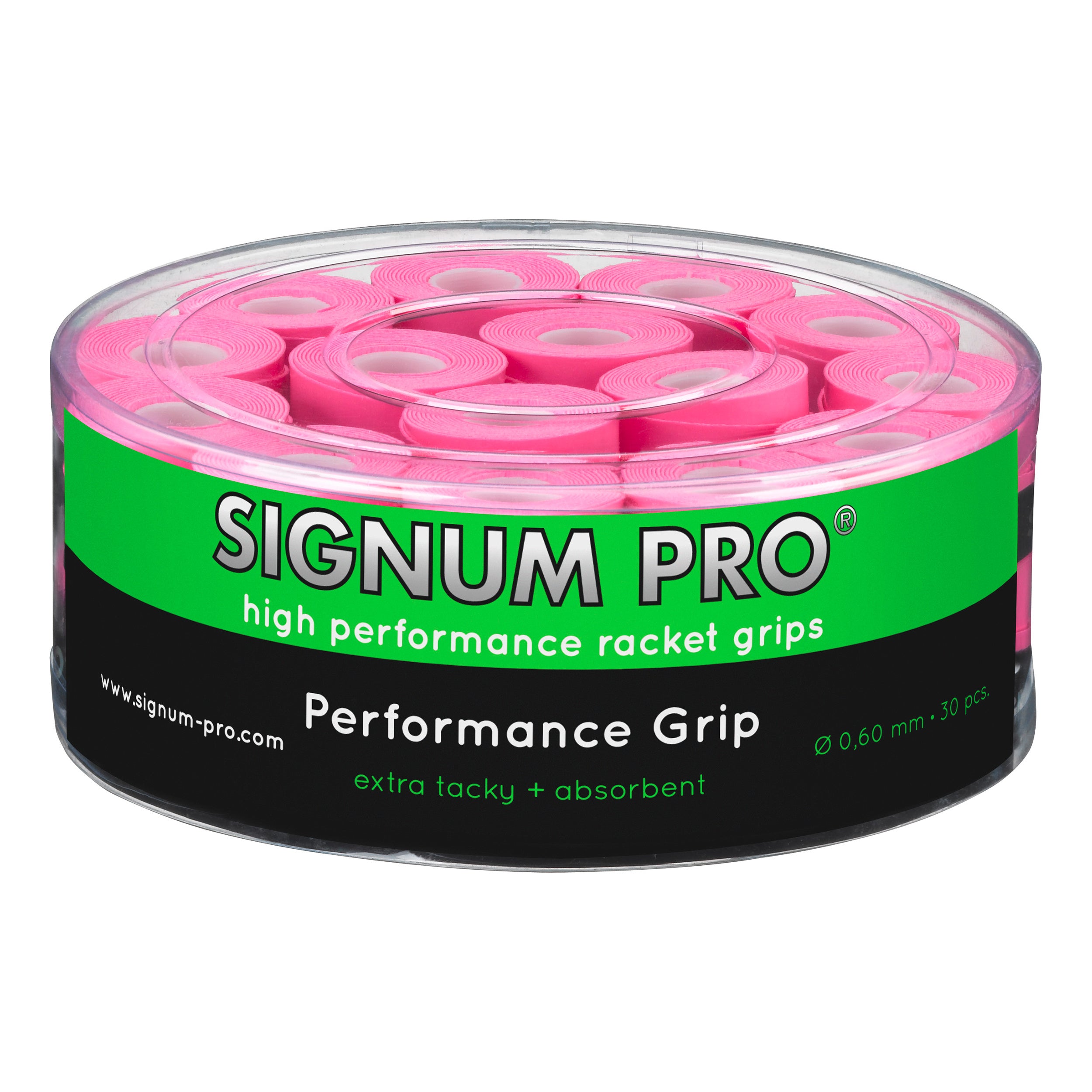 Signum Pro Performance Grip 30 Pack-Pink