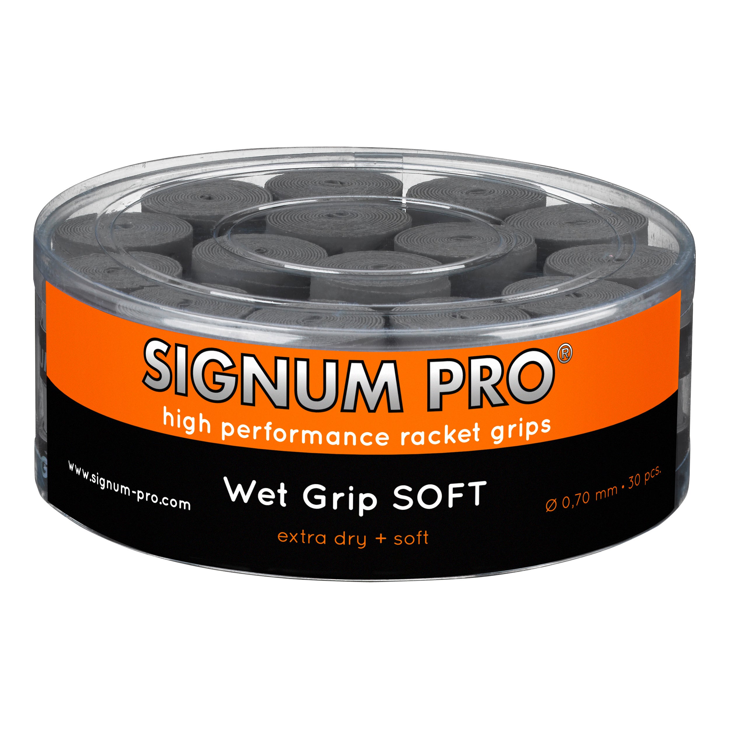 Signum Pro Wet Grip SOFT 30 Pack-Grey