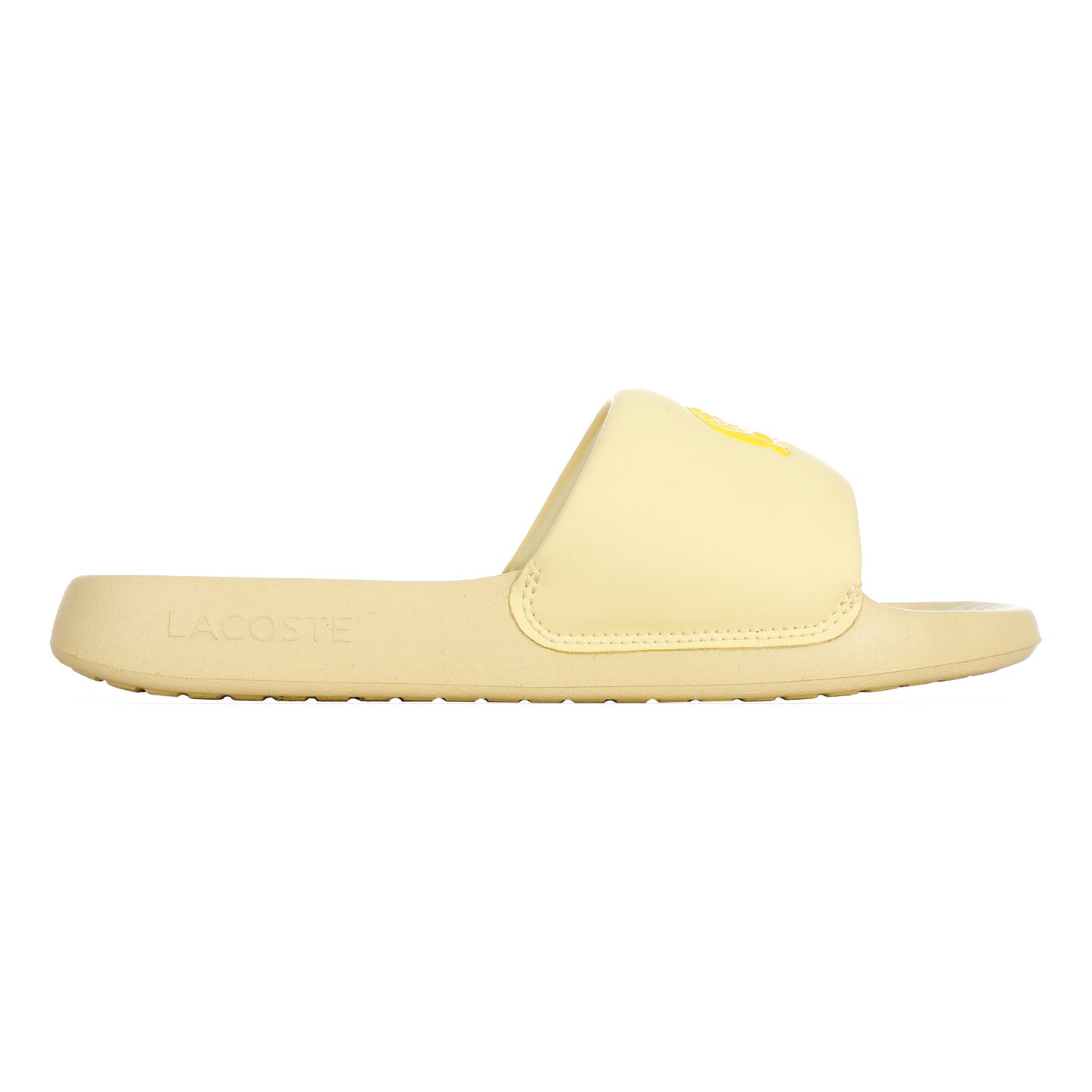 Lacoste Badelatschen Damen-Gelb,Weiß