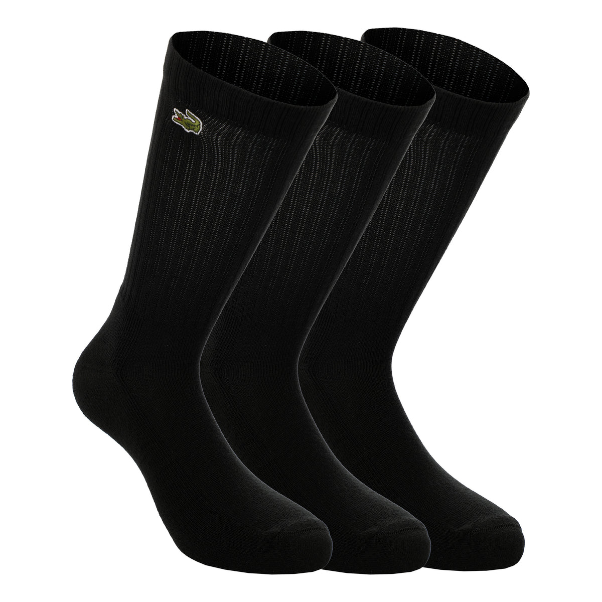 Lacoste Performance Core Tennissocken 3er Pack Unisex - schwarz,