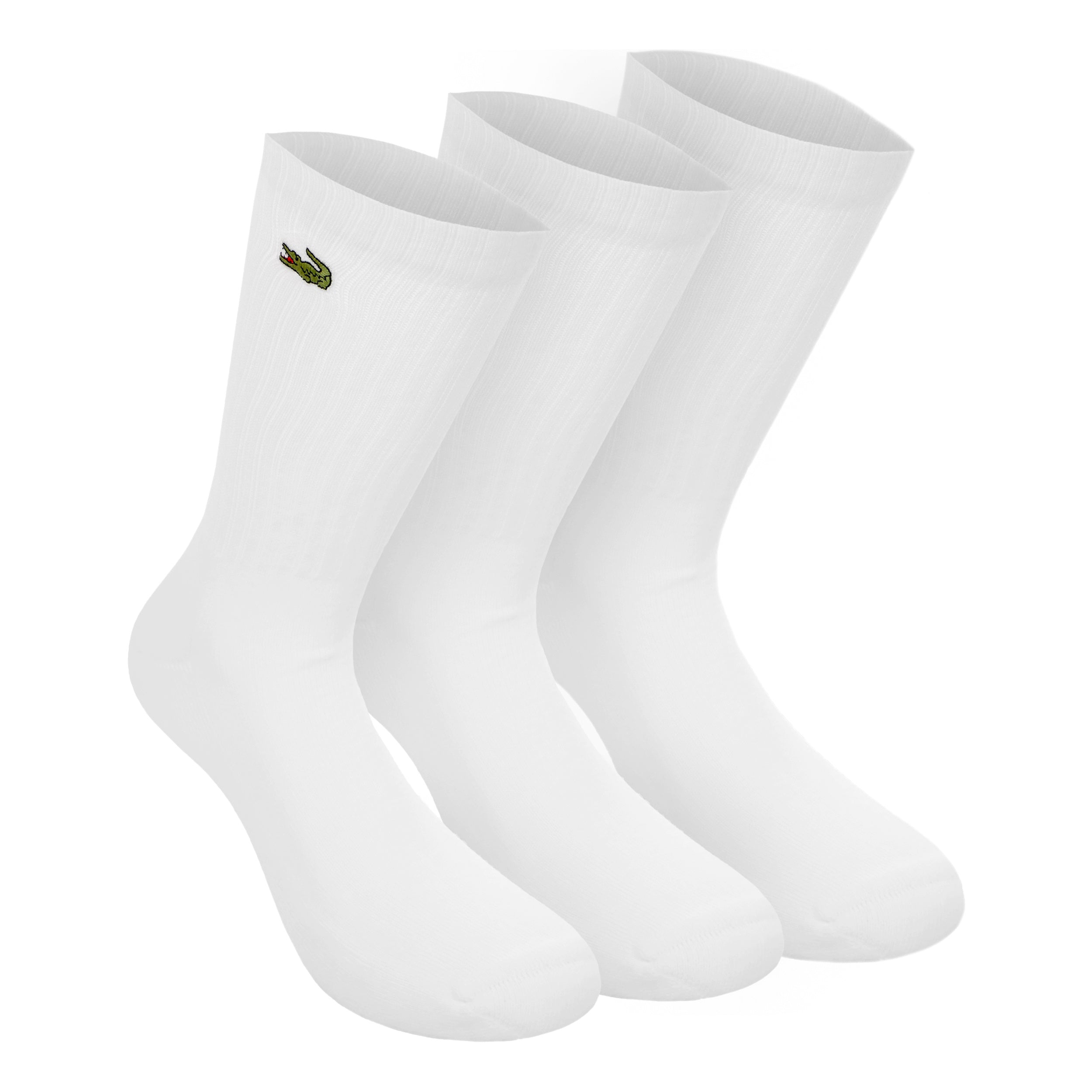 Lacoste Performance Core Tennis Socks 3 Pack-White