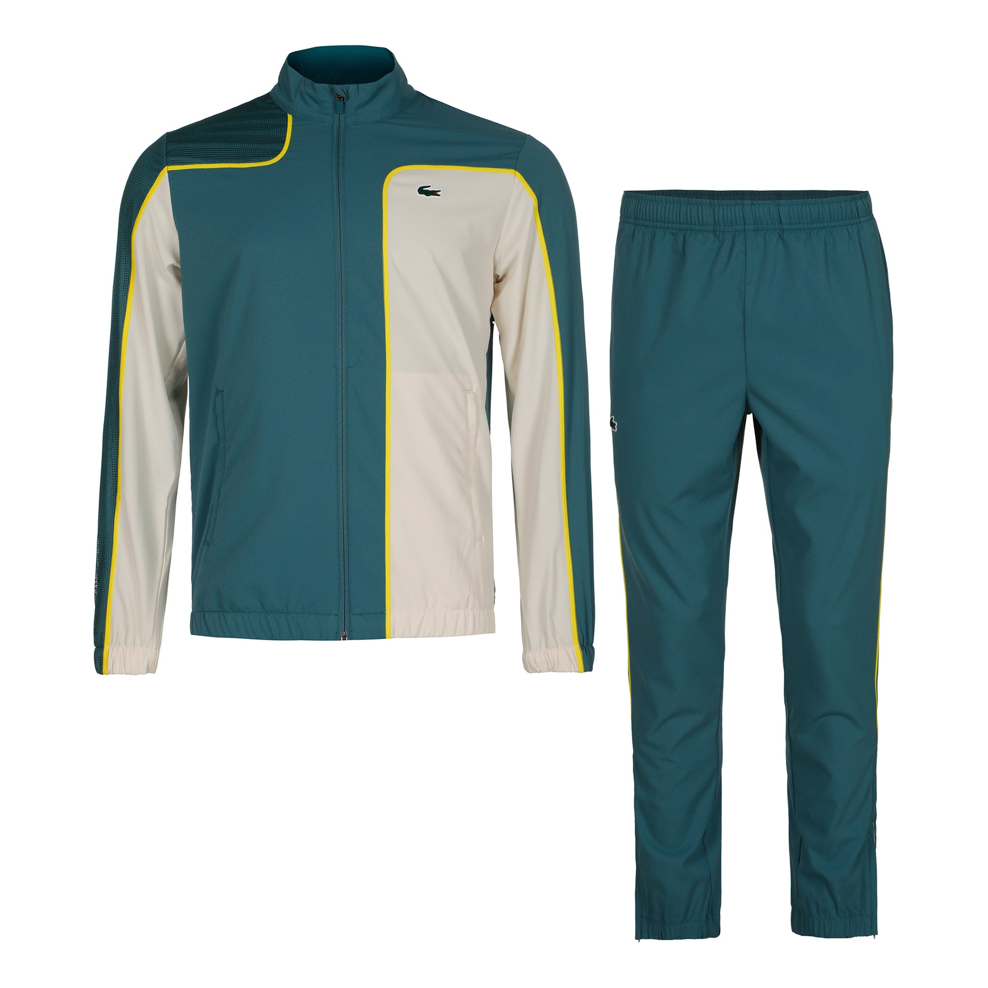 Lacoste Tracksuit Men - petrol, white